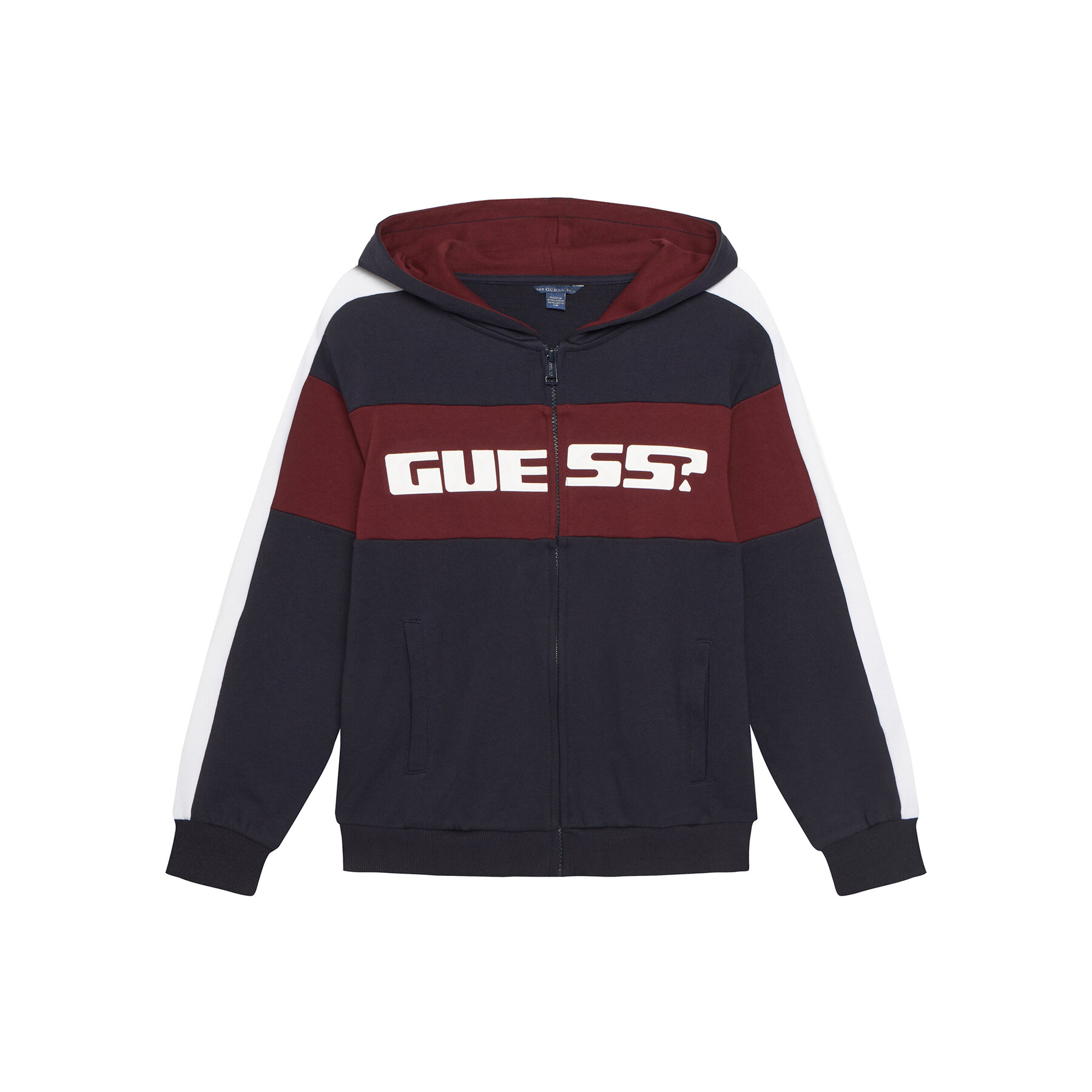 Guess Bluza L6RQ04 KA6R4 Granatowy Regular Fit
