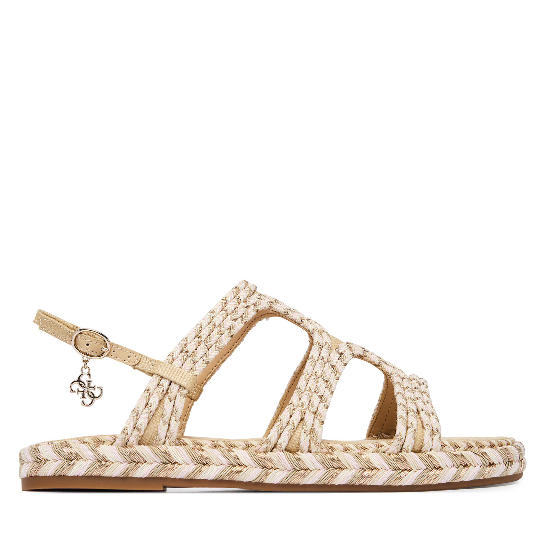 Guess Sandały FLJKLR FAP03 Beżowy jasny