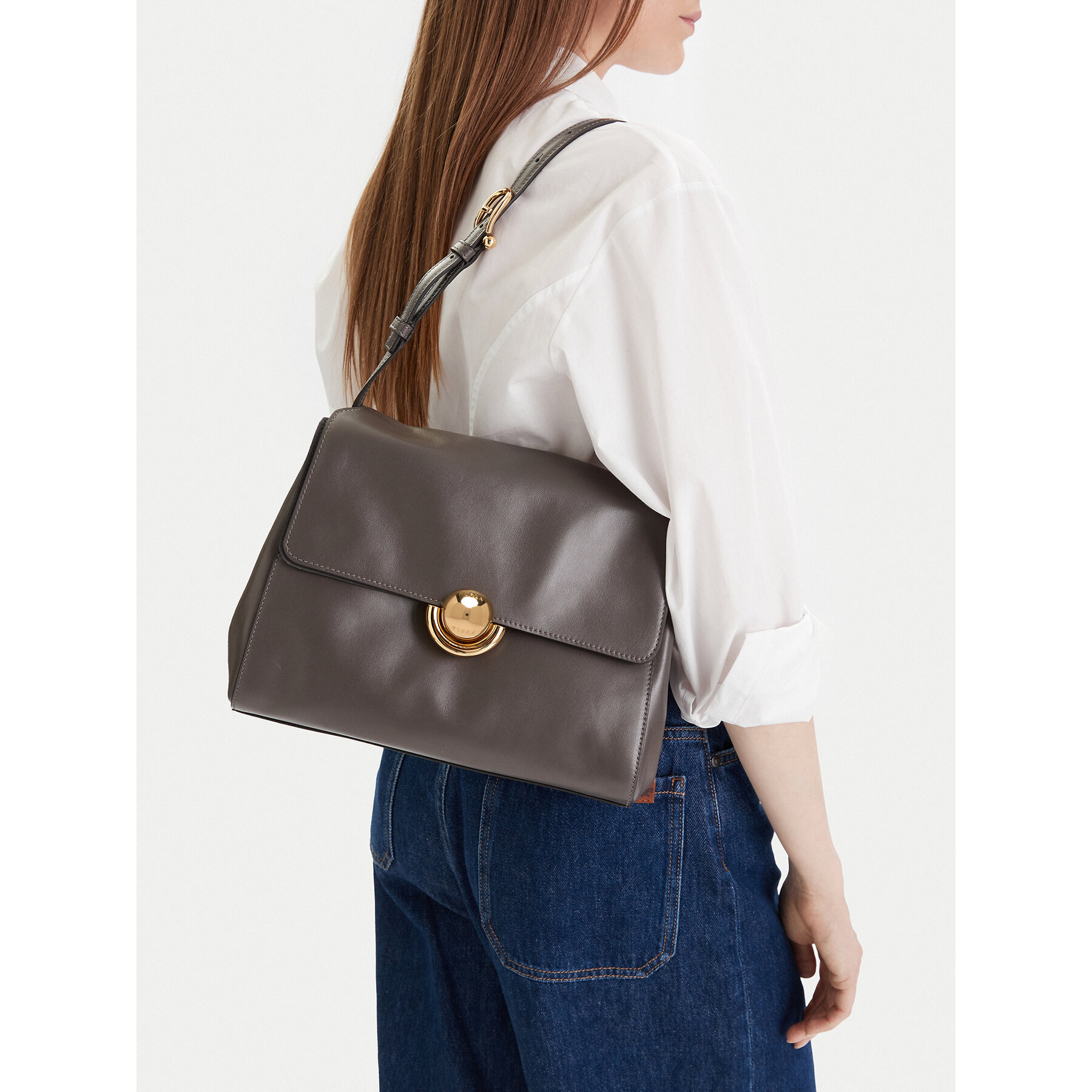 Furla Torebka Domus S WB01862 BX4185 IT 4283S 1002 Szary