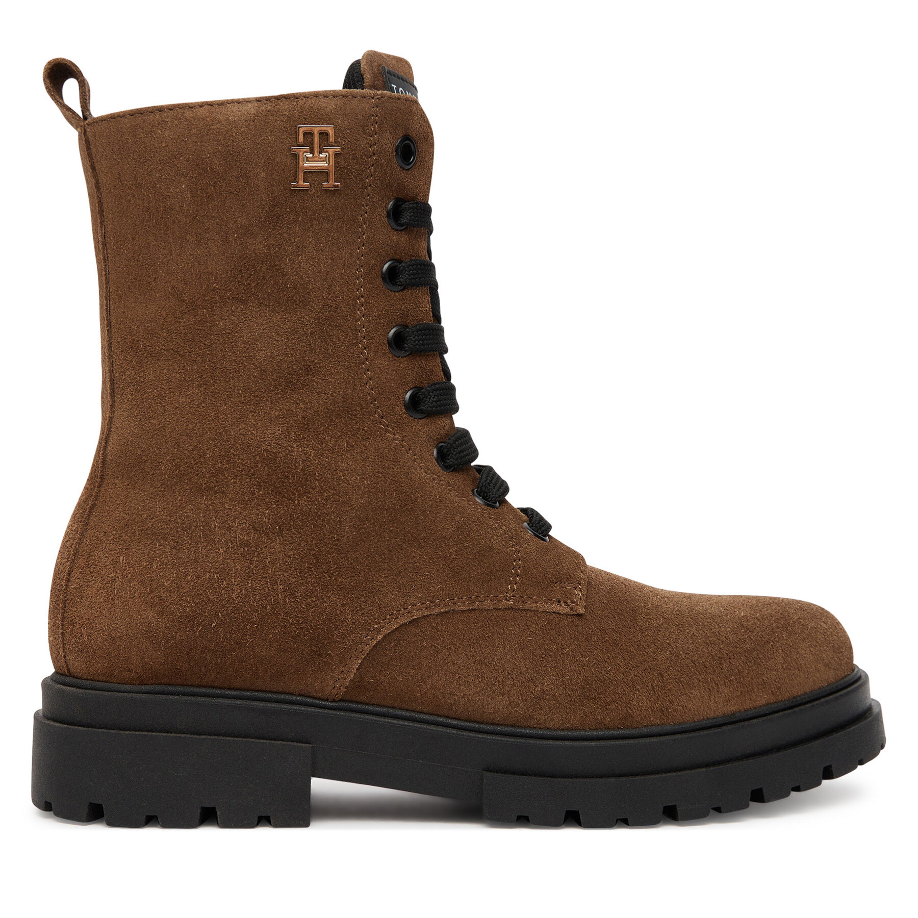 Tommy Hilfiger Trapery Lace-Up Bootie T4A5-34024-1429 Brązowy