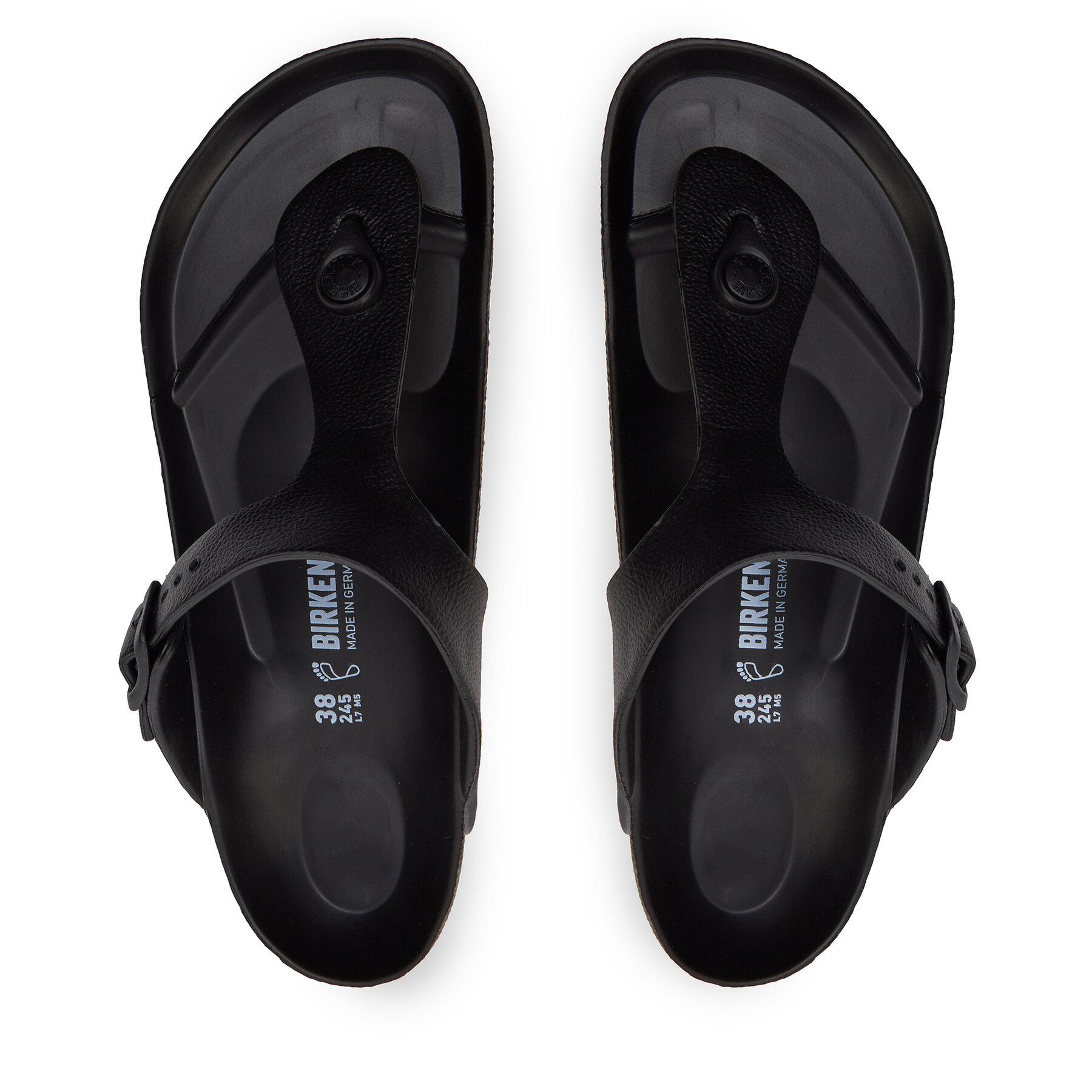 Birkenstock Japonki Gizeh 0128201 Czarny