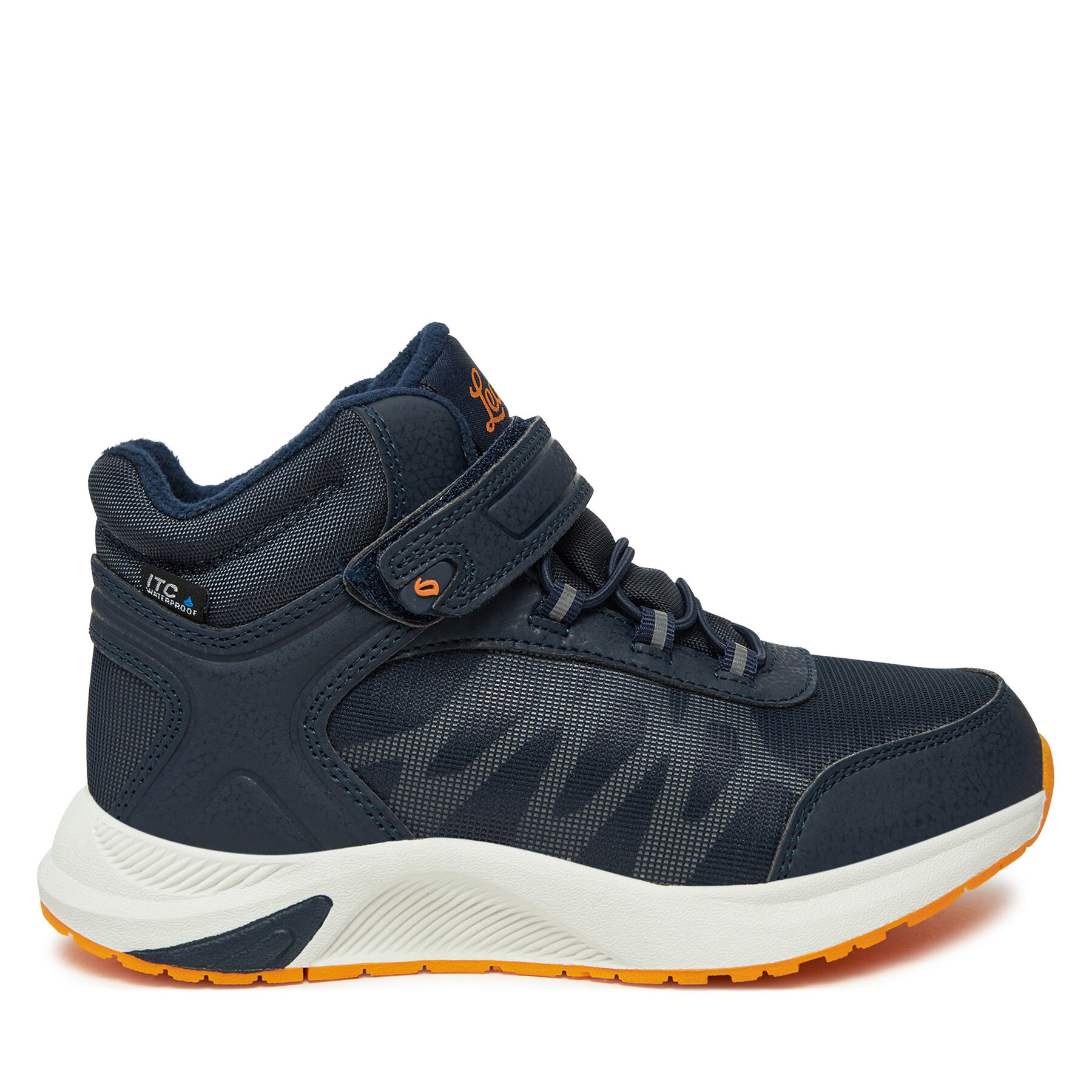 Leaf Sneakersy LKRAM201Q Granatowy