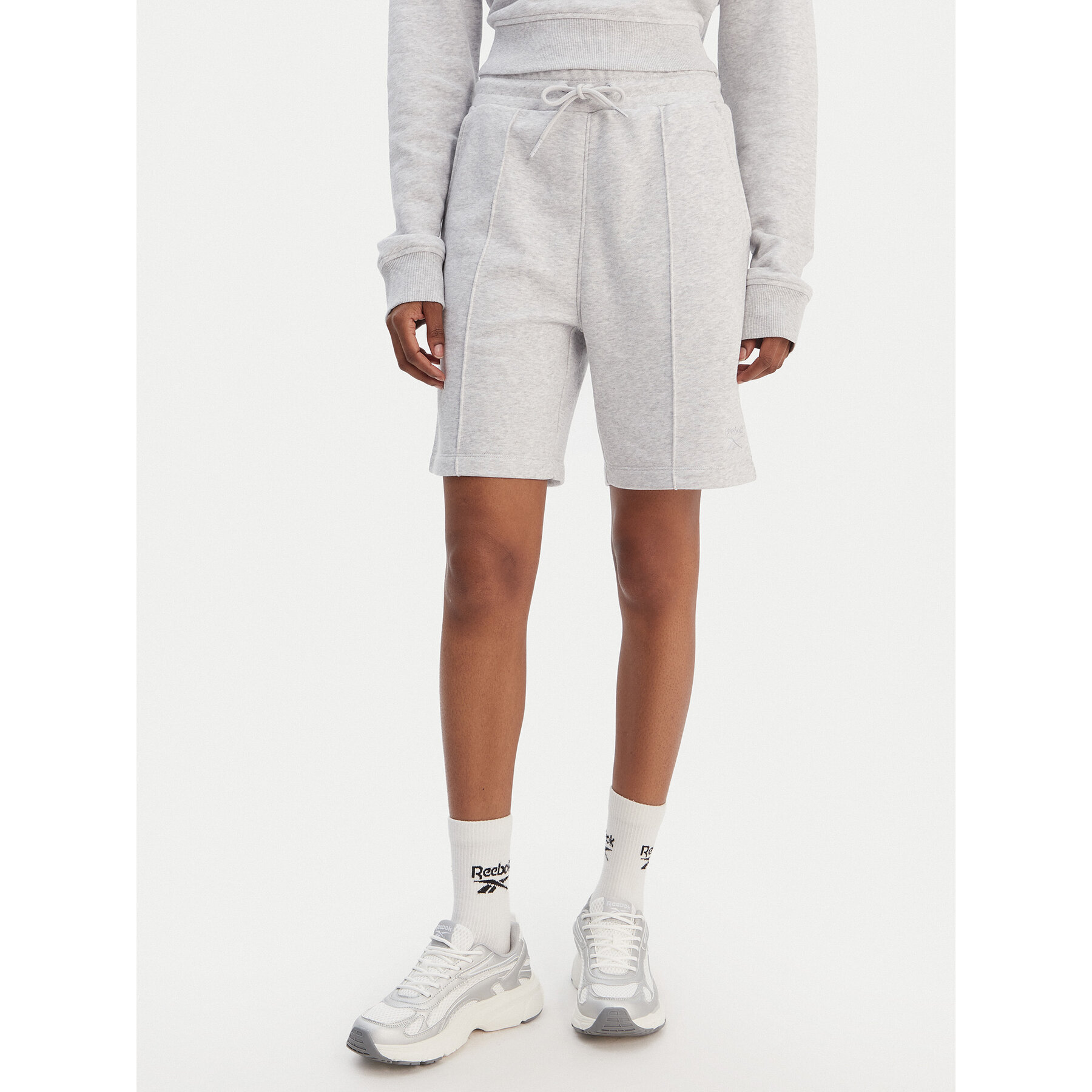 Reebok Szorty sportowe Sasha RK25510CCW Szary Regular Fit