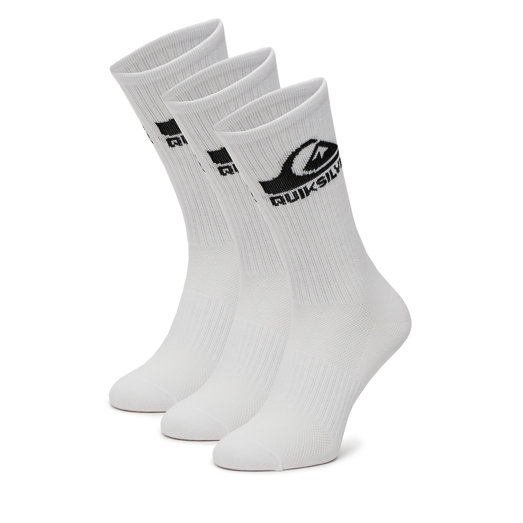 Quiksilver Skarpety długie AS_QUIKSILVER_101W_SS25 (3-PACK) Biały