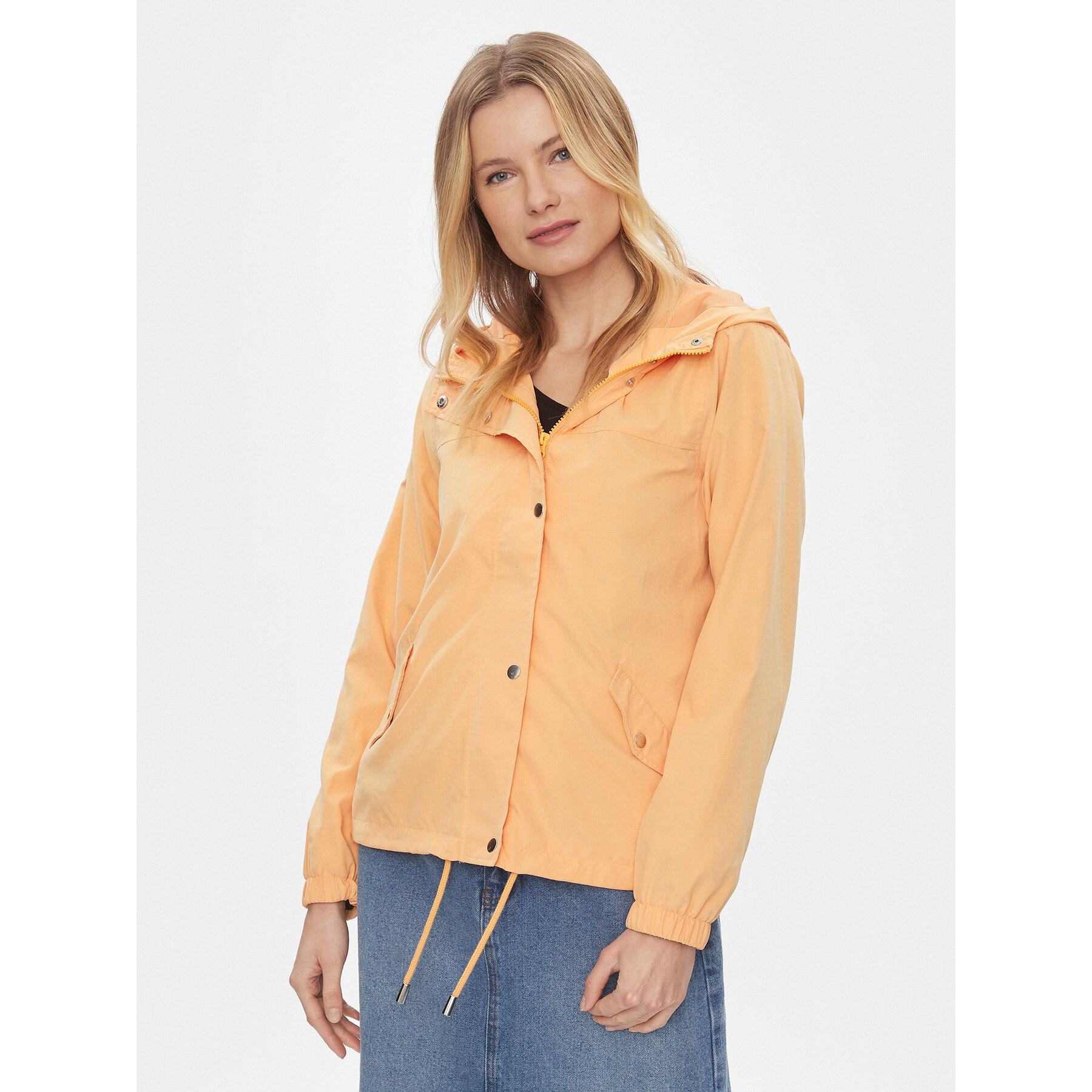JDY Kurtka przejściowa New Hazel 15231644 Pomarańczowy Regular Fit