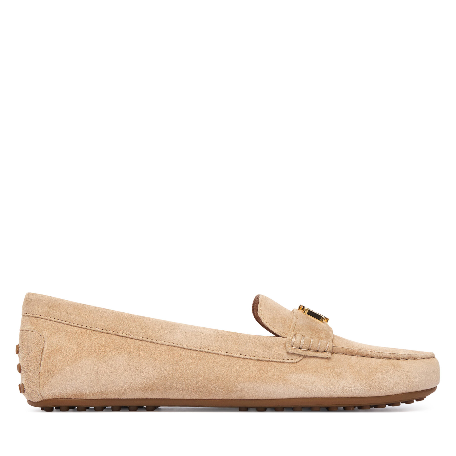 LAUREN RALPH LAUREN Mokasyny Barnsbury 802821629035 Beżowy jasny