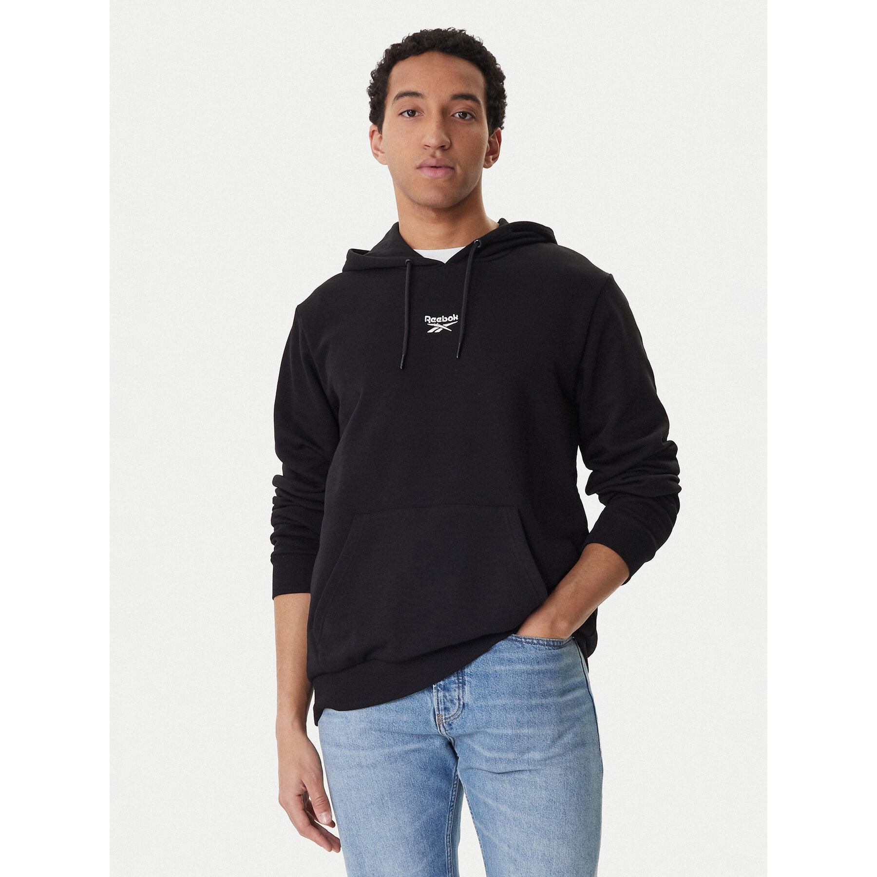 Reebok Bluza Babb RK25550CCM Czarny Regular Fit