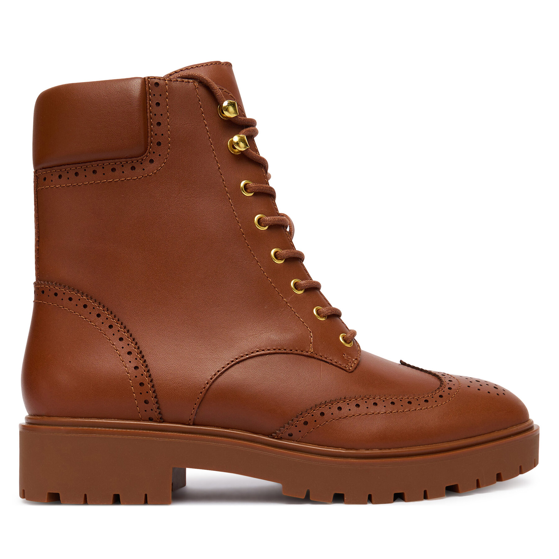 LAUREN RALPH LAUREN Trzewiki Alysn 802977885001 Brązowy