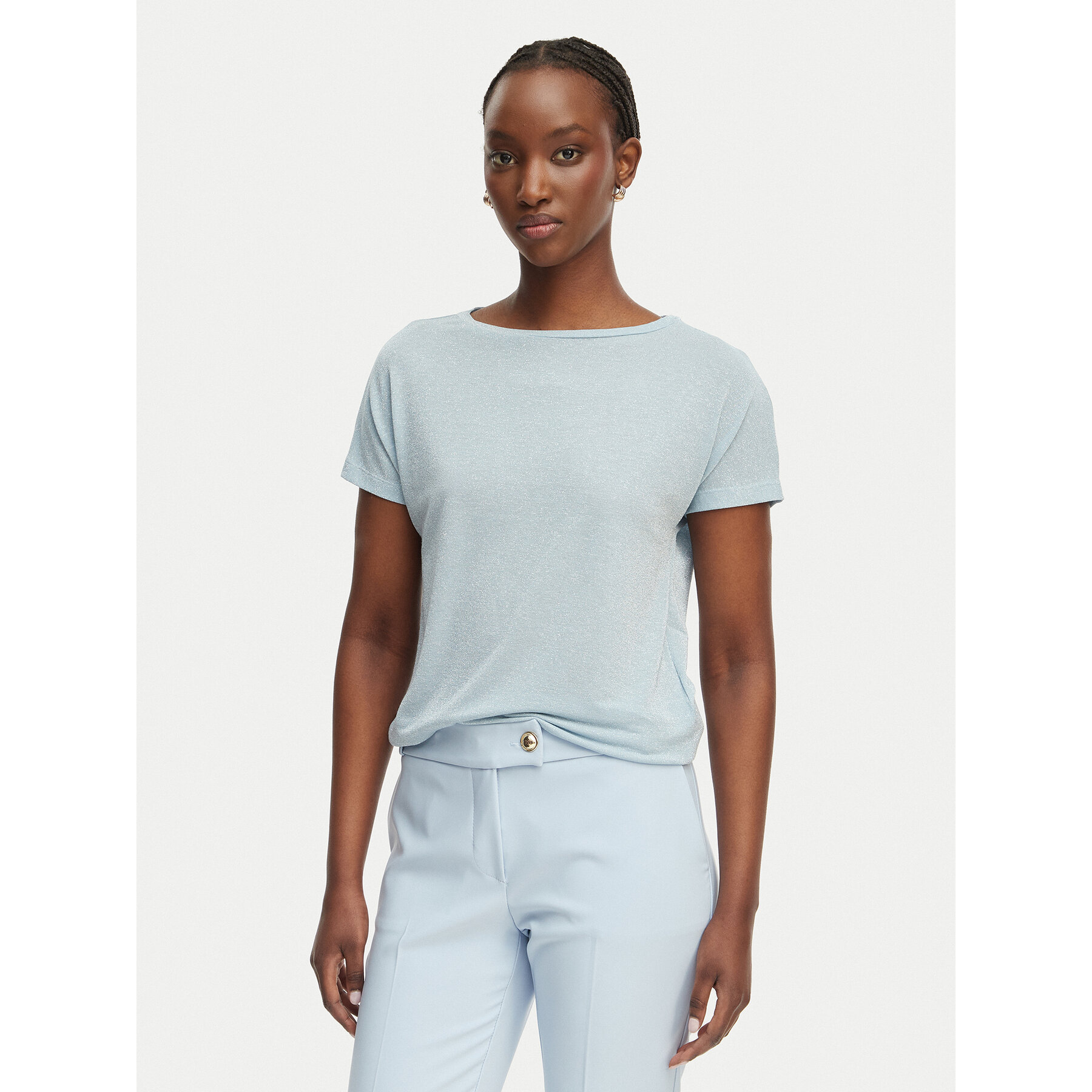Marella Bluzka Accorta 2615971052 Błękitny Regular Fit