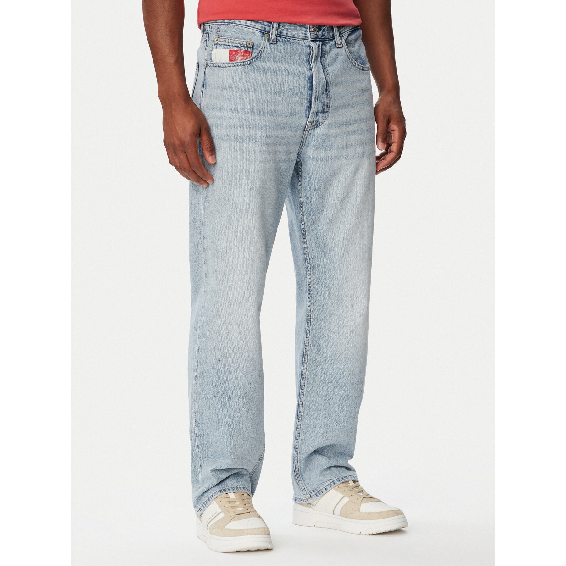 Tommy Jeans Jeansy Otis DM0DM23654 Niebieski jasny Regular Fit