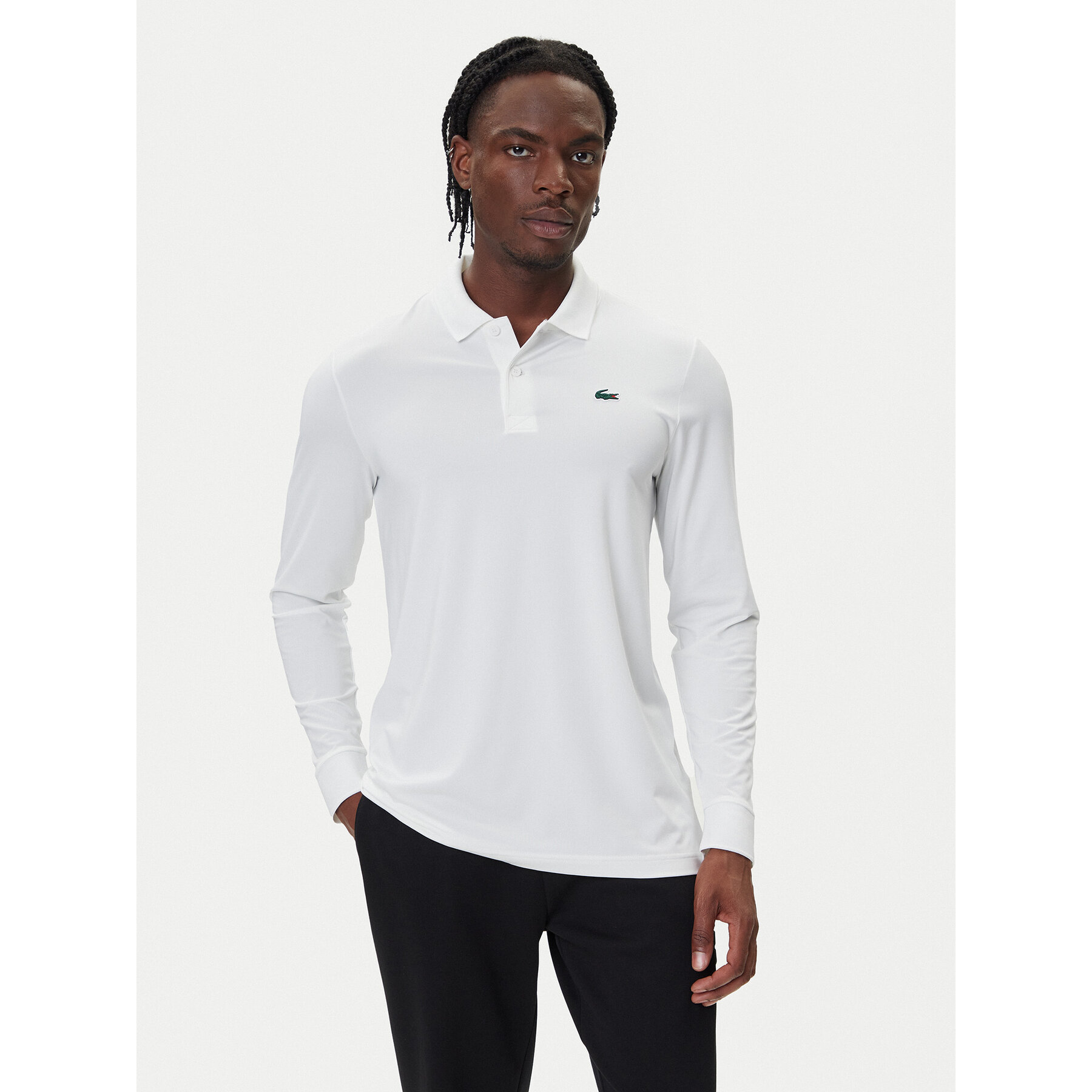 Lacoste Polo DH2615 Biały Regular Fit