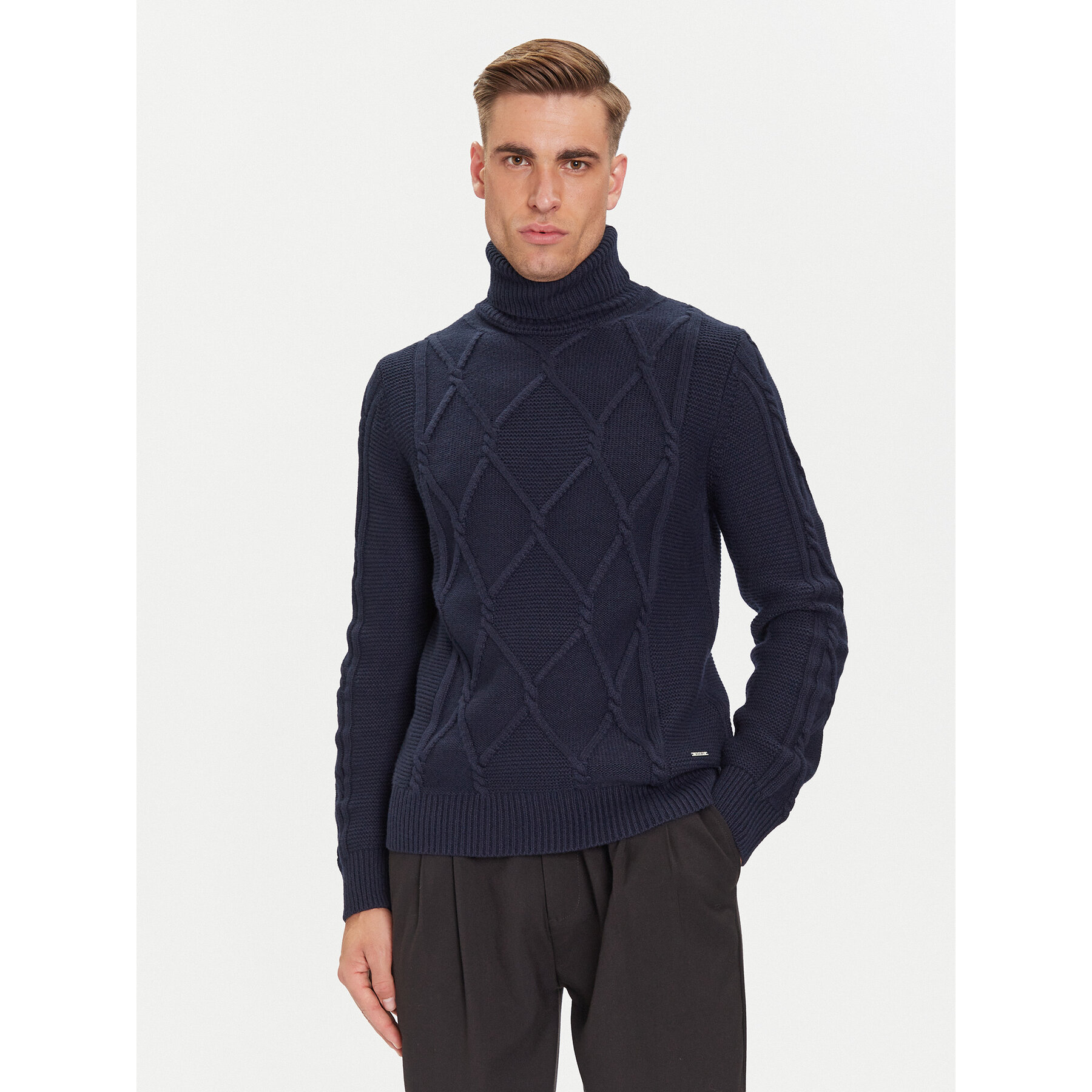 JOOP! Golf 17 JK-17Liono 30047360 Granatowy Modern Fit