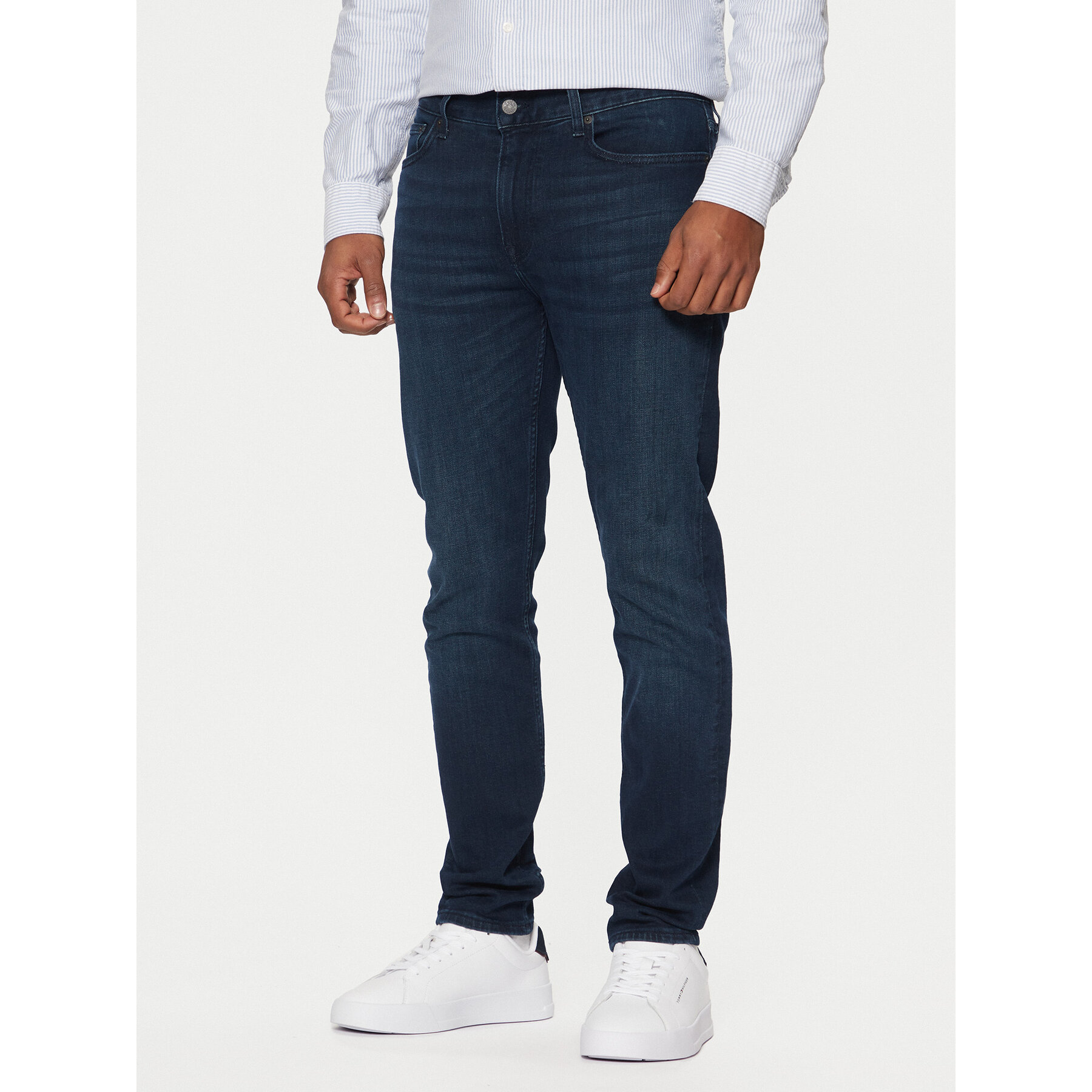 Tommy Hilfiger Jeansy Bleecker MW0MW39042 Niebieski Slim Fit