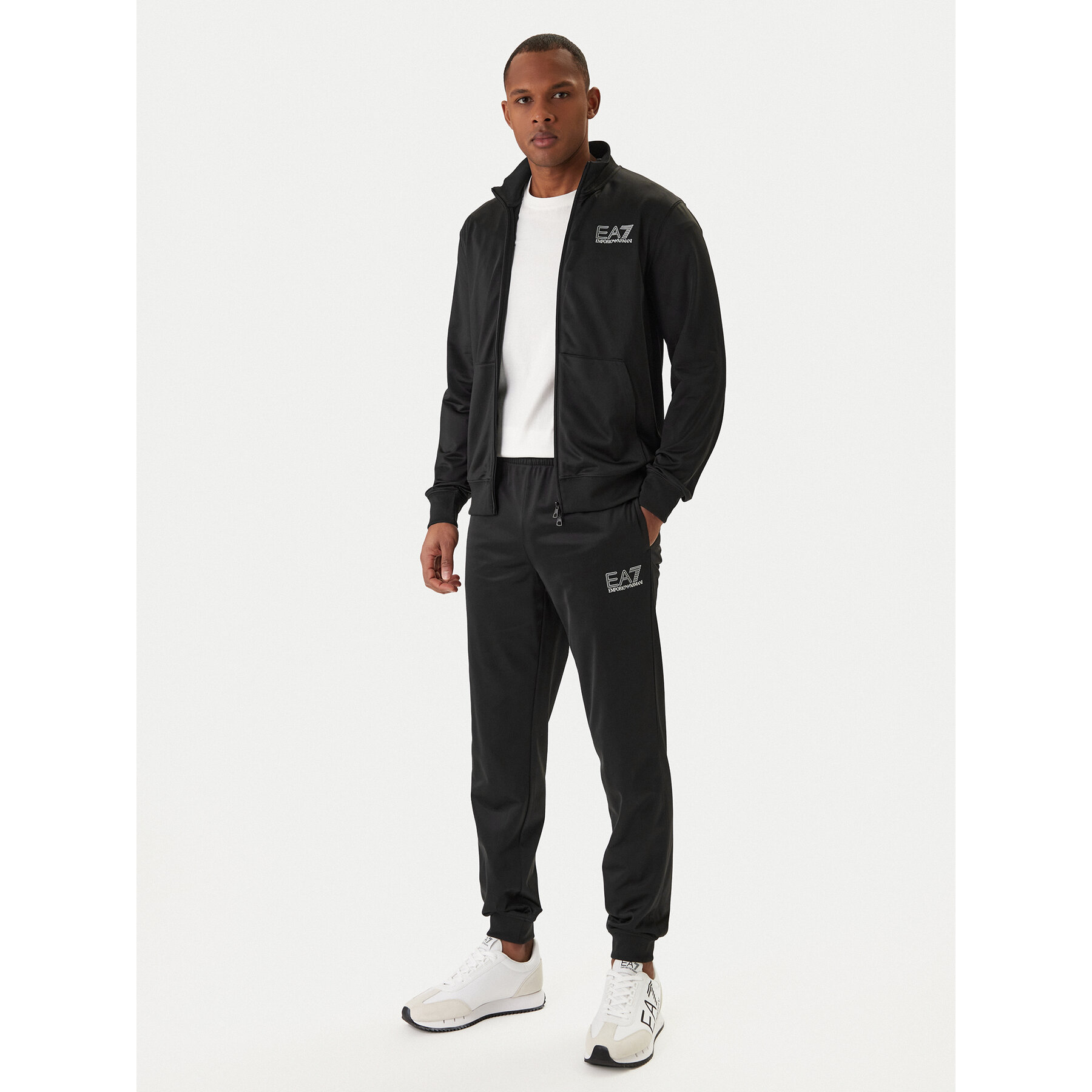 EA7 Emporio Armani Dres 7M001320 AF12449 Czarny Regular Fit