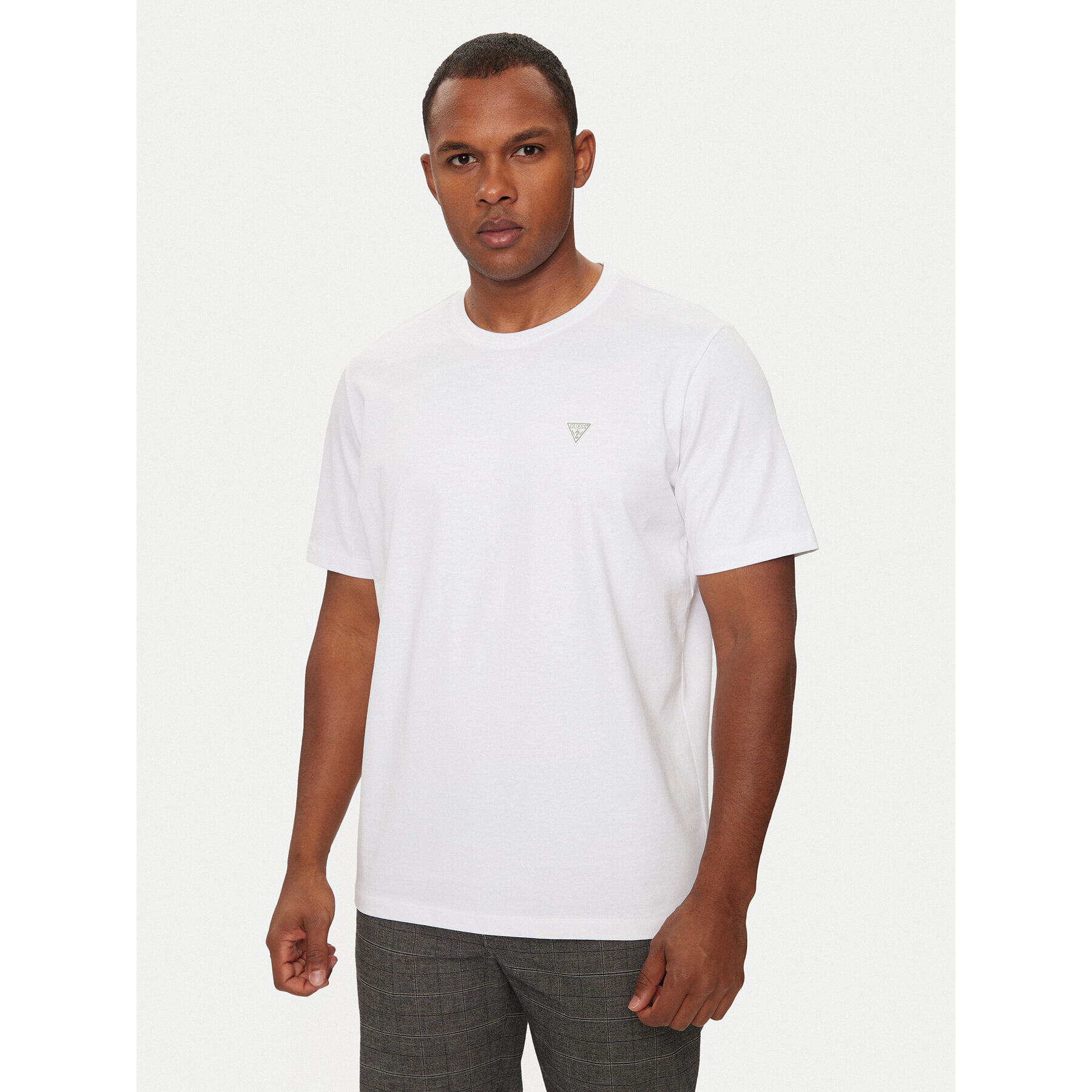 Guess T-Shirt M4YI0A KCCM1 Biały Regular Fit