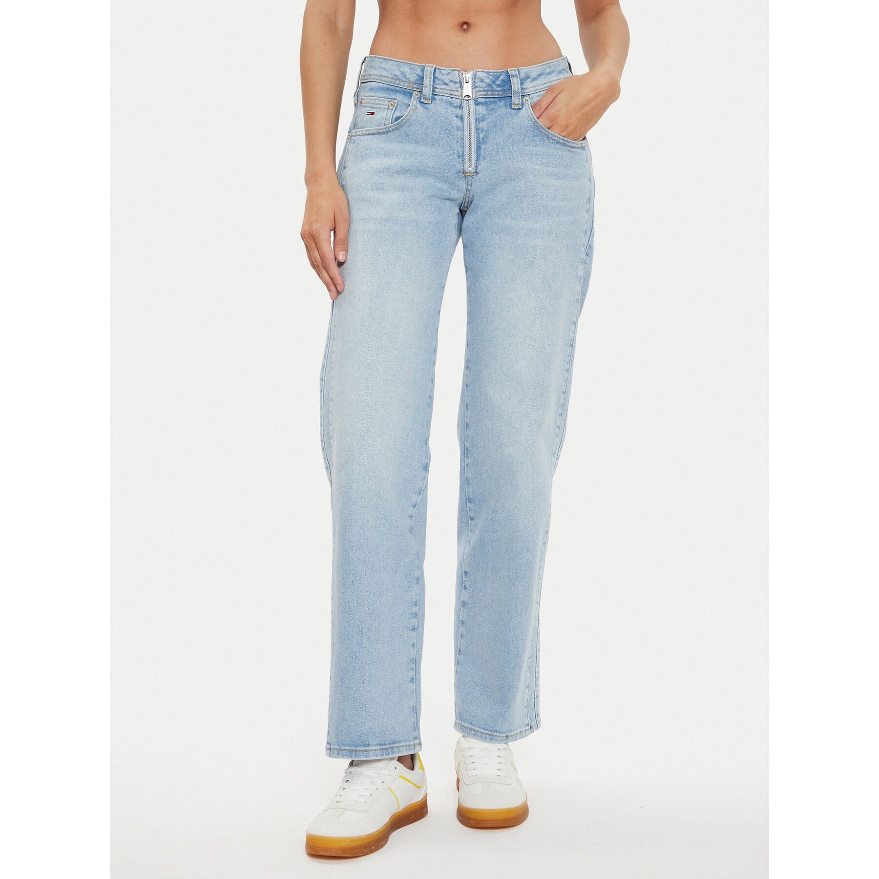 Tommy Jeans Jeansy Sophie DW0DW19262 Niebieski Straight Fit