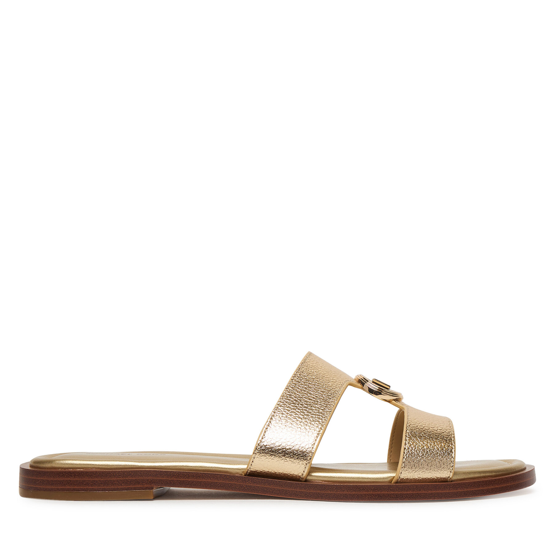 MICHAEL Michael Kors Klapki Ering Flat 40S6ERFS2M Złoty