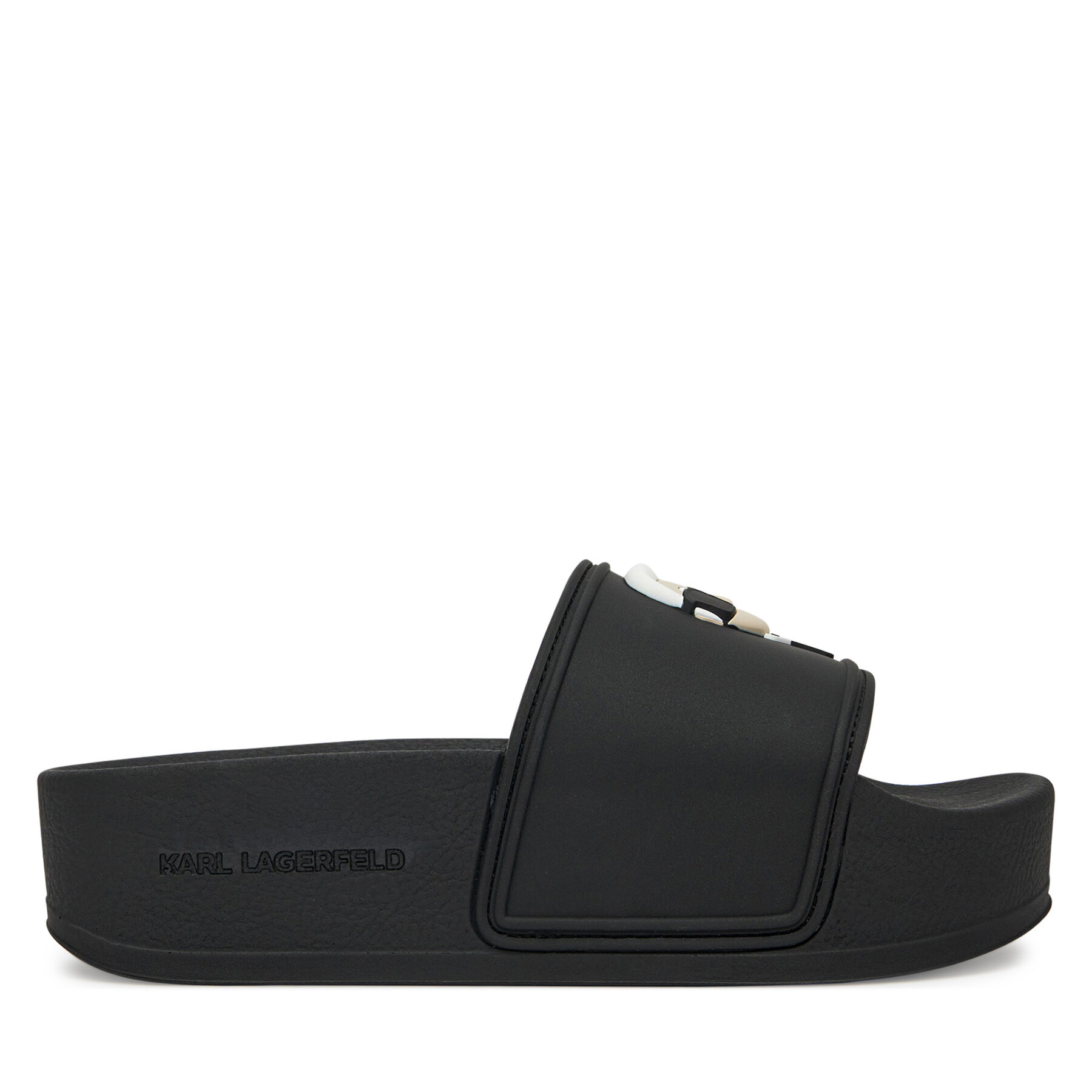 KARL LAGERFELD Klapki Kondo Maxi KL80805A Czarny
