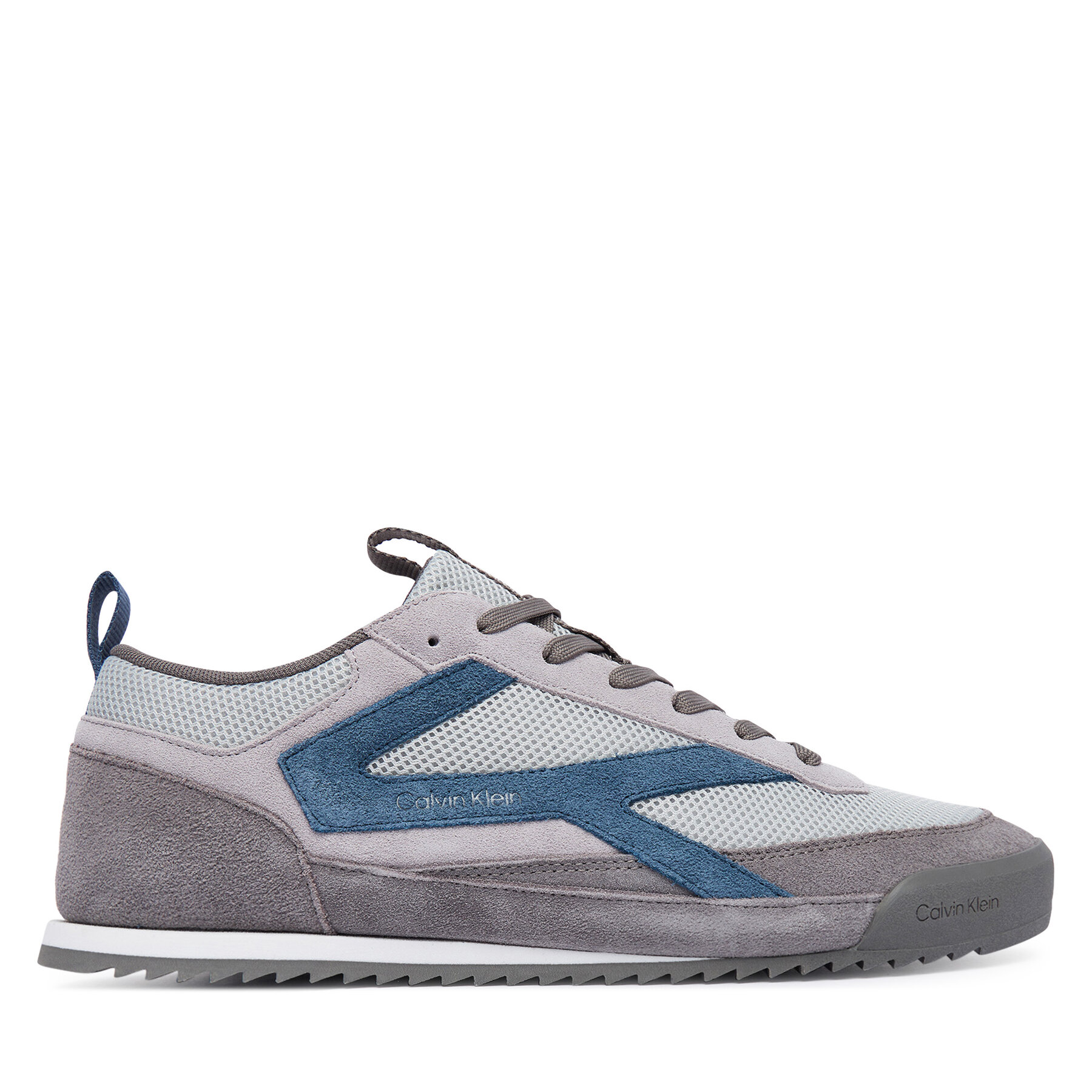Calvin Klein Sneakersy Low Pro Runner Mix Mat HM0HM02208 Szary