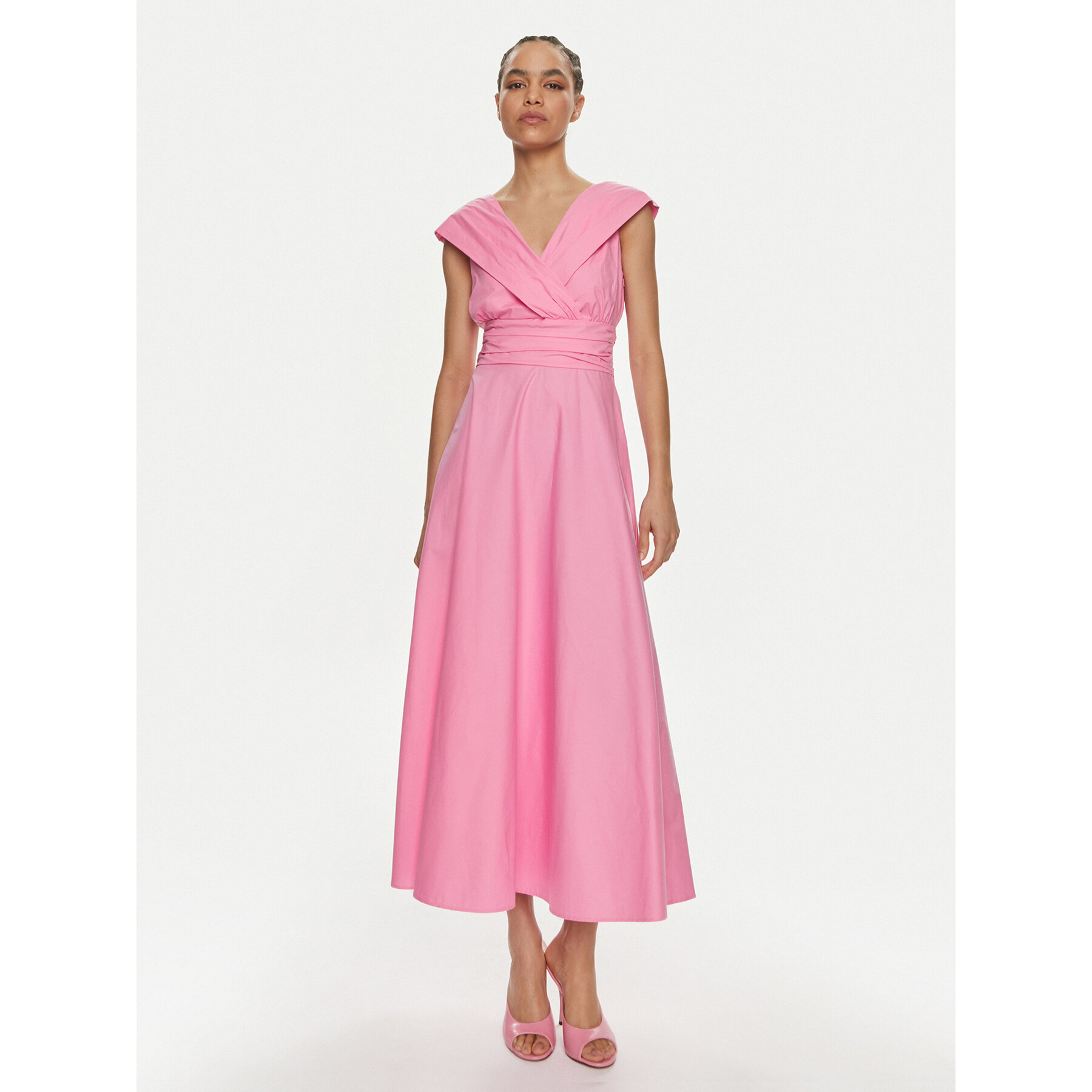 Marella Sukienka letnia Galizia 2413221212 Różowy Regular Fit