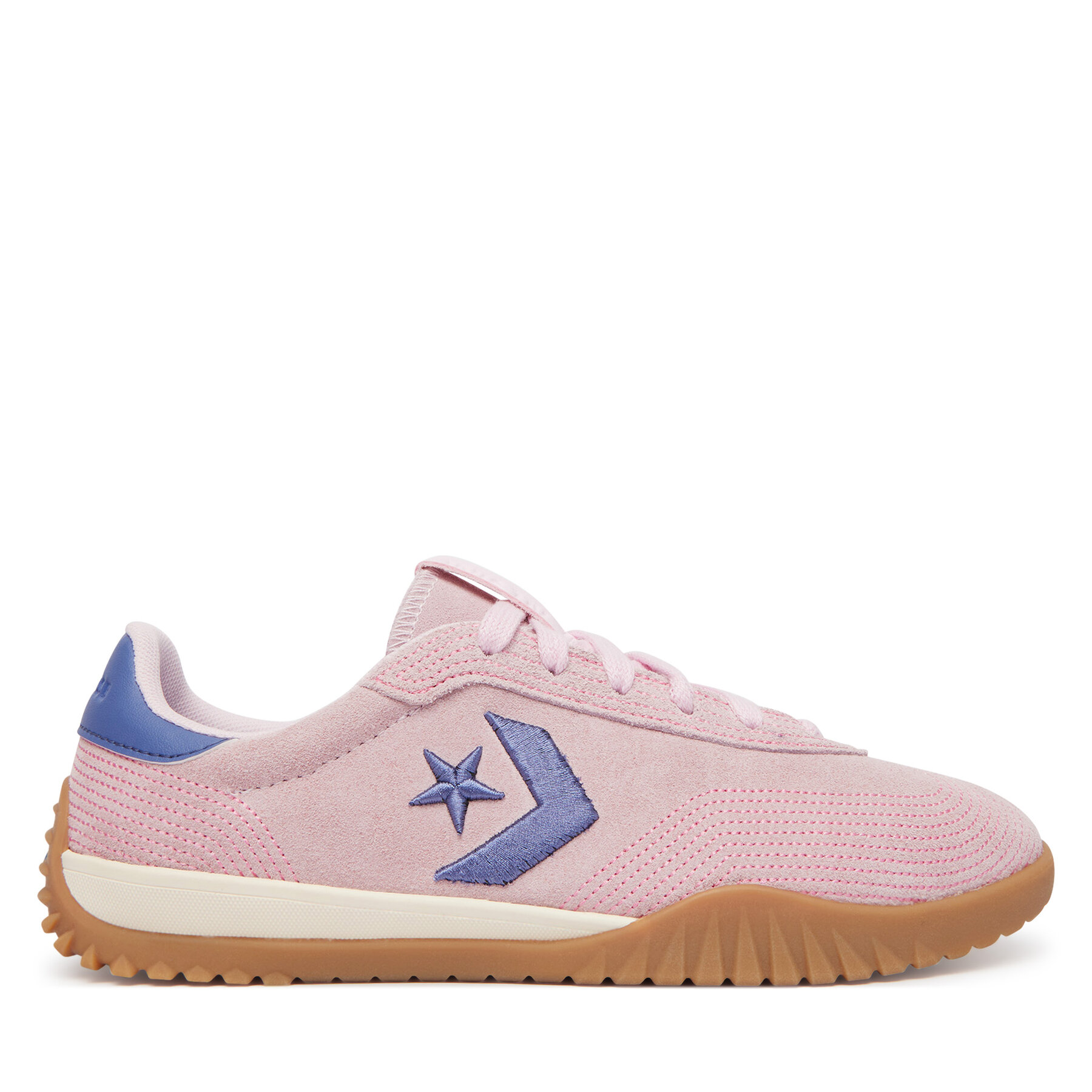 Converse Sneakersy Run Star Trainer Stitched Suede A16076C Różowy