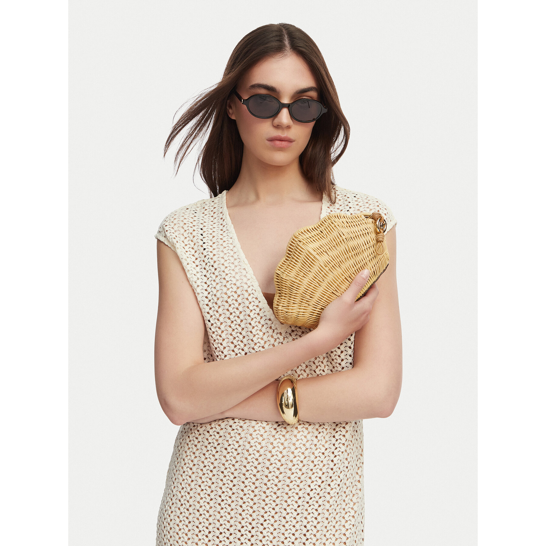 MICHAEL Michael Kors Torebka Shelly 30S6G16C5W Beżowy