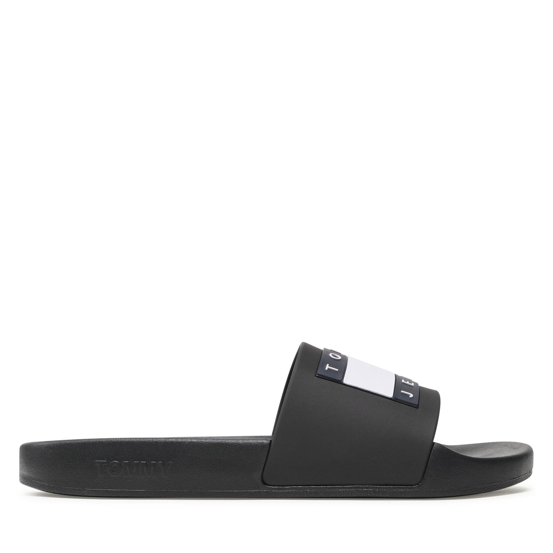 Tommy Jeans Klapki Pool Slide Ess EM0EM01191 Czarny
