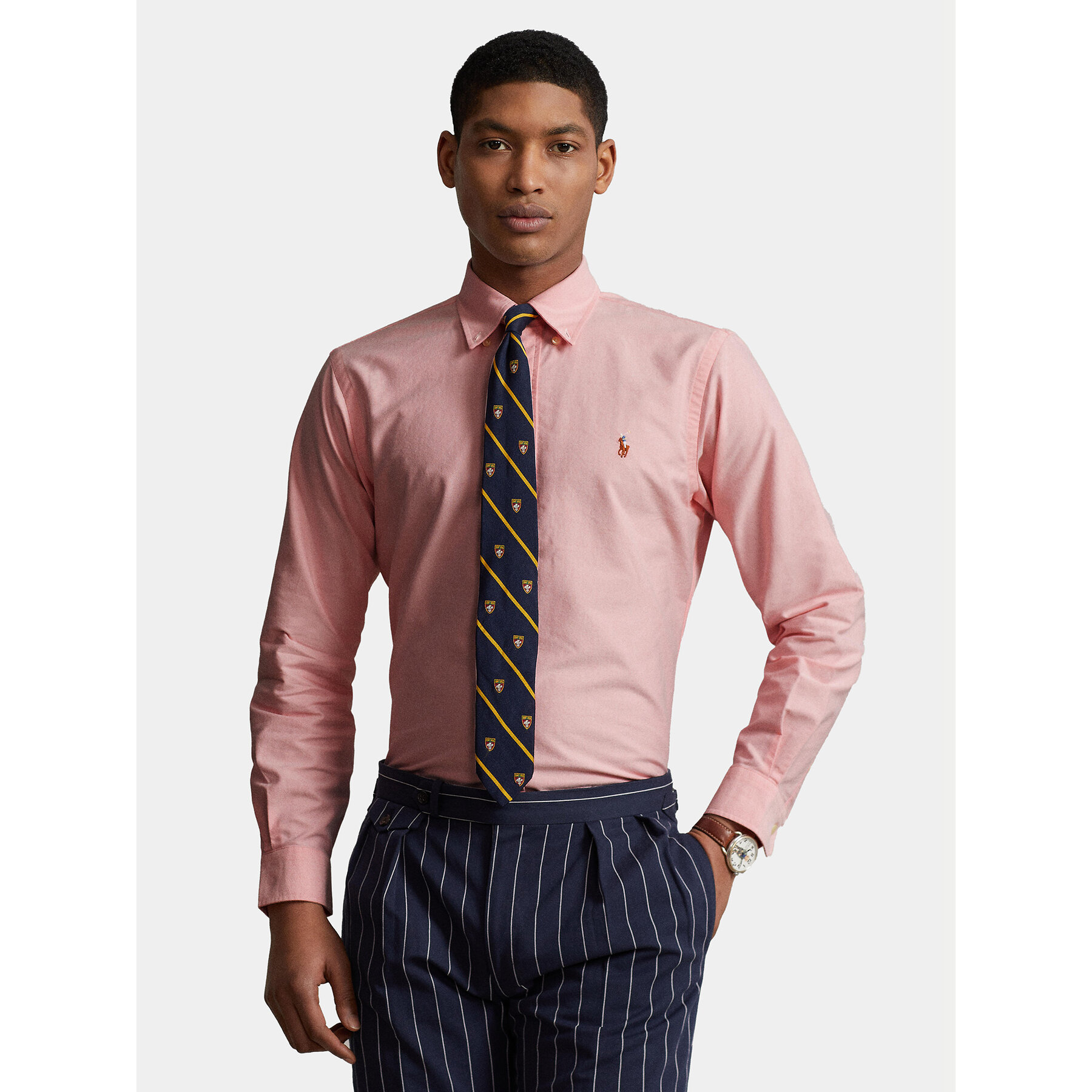 Polo Ralph Lauren Koszula Bsr 710792041 Różowy Custom Fit