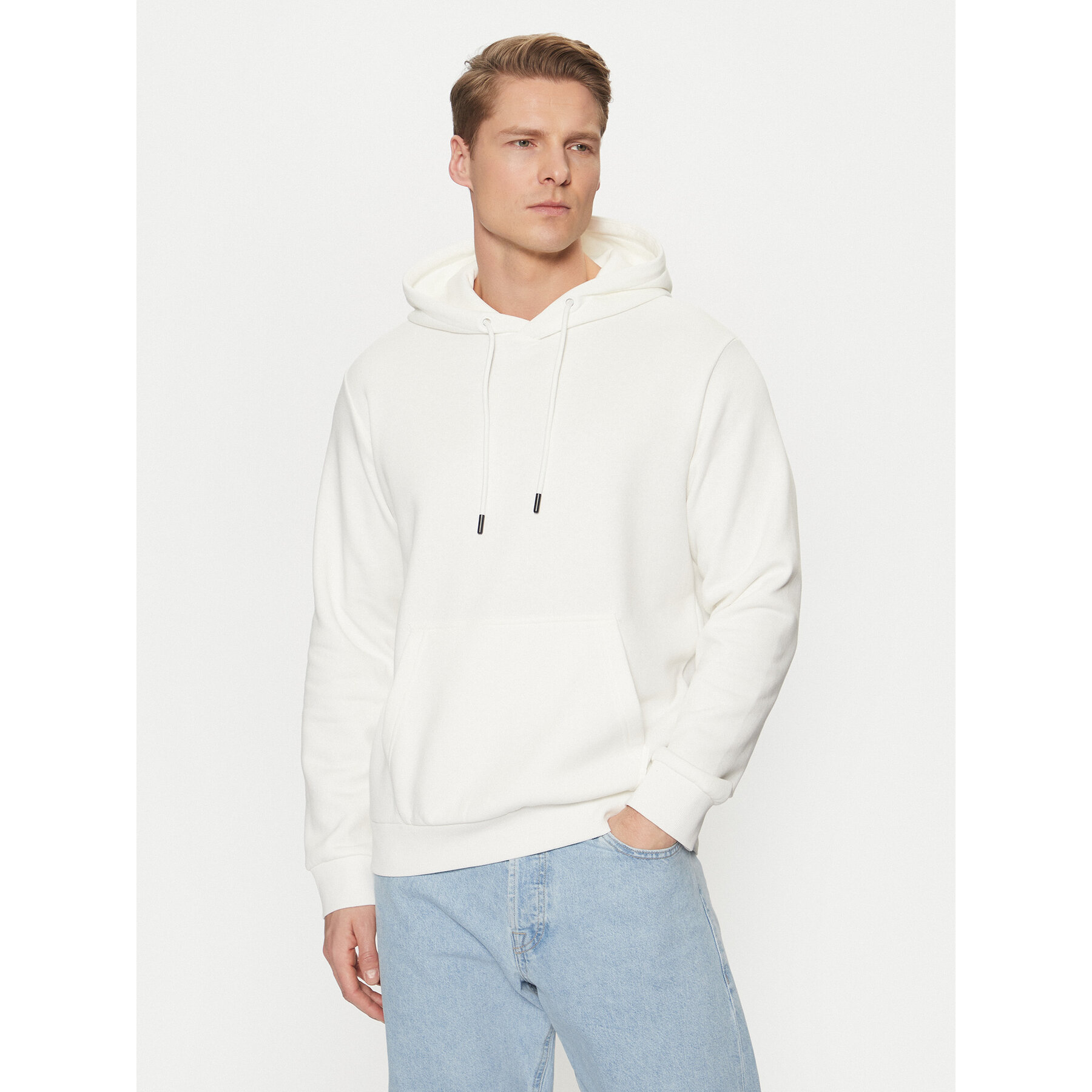 Jack & Jones Bluza Bradley 12249340 Écru Relaxed Fit