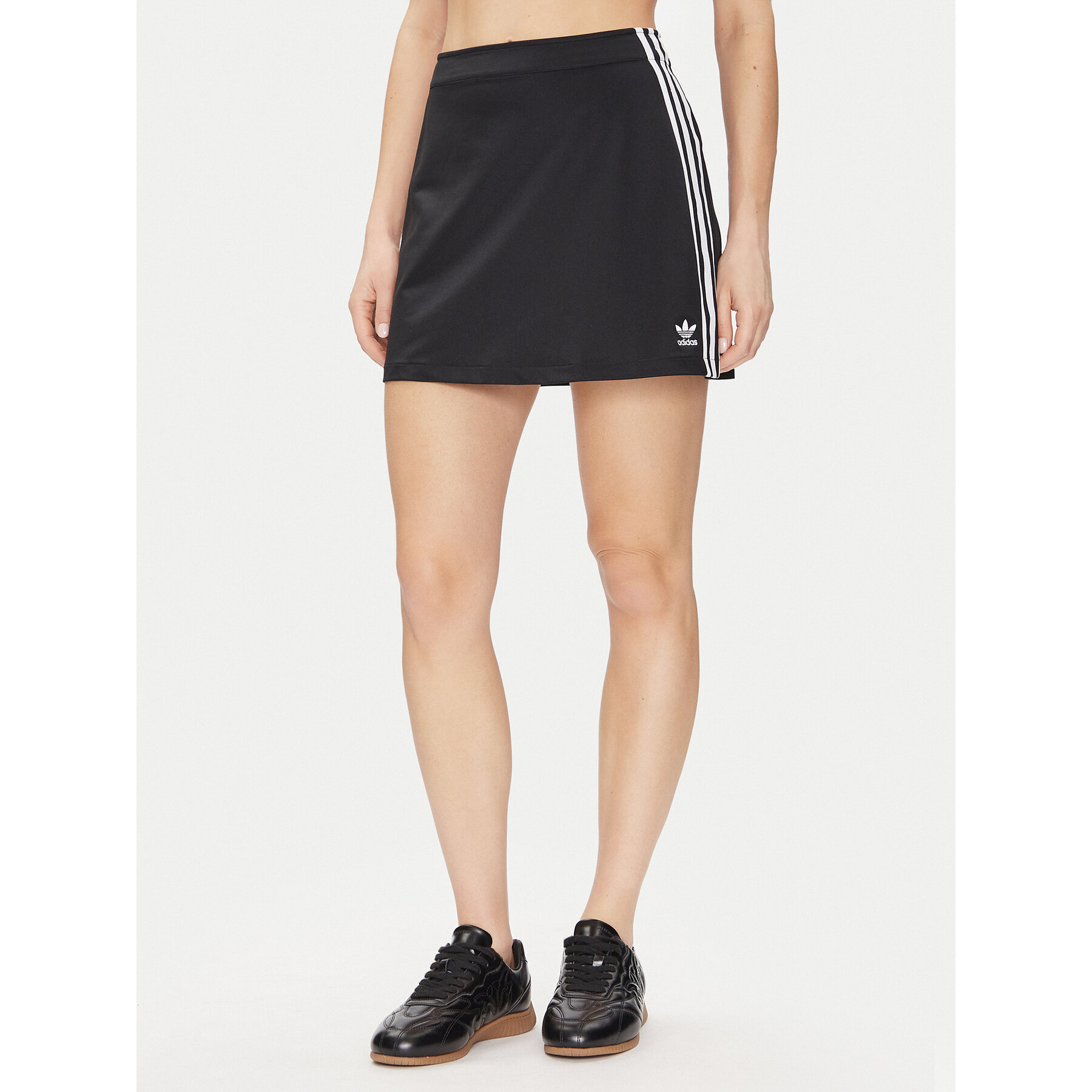 adidas Spódnica trapezowa adicolor 3-Stripes JD0281 Czarny Regular Fit