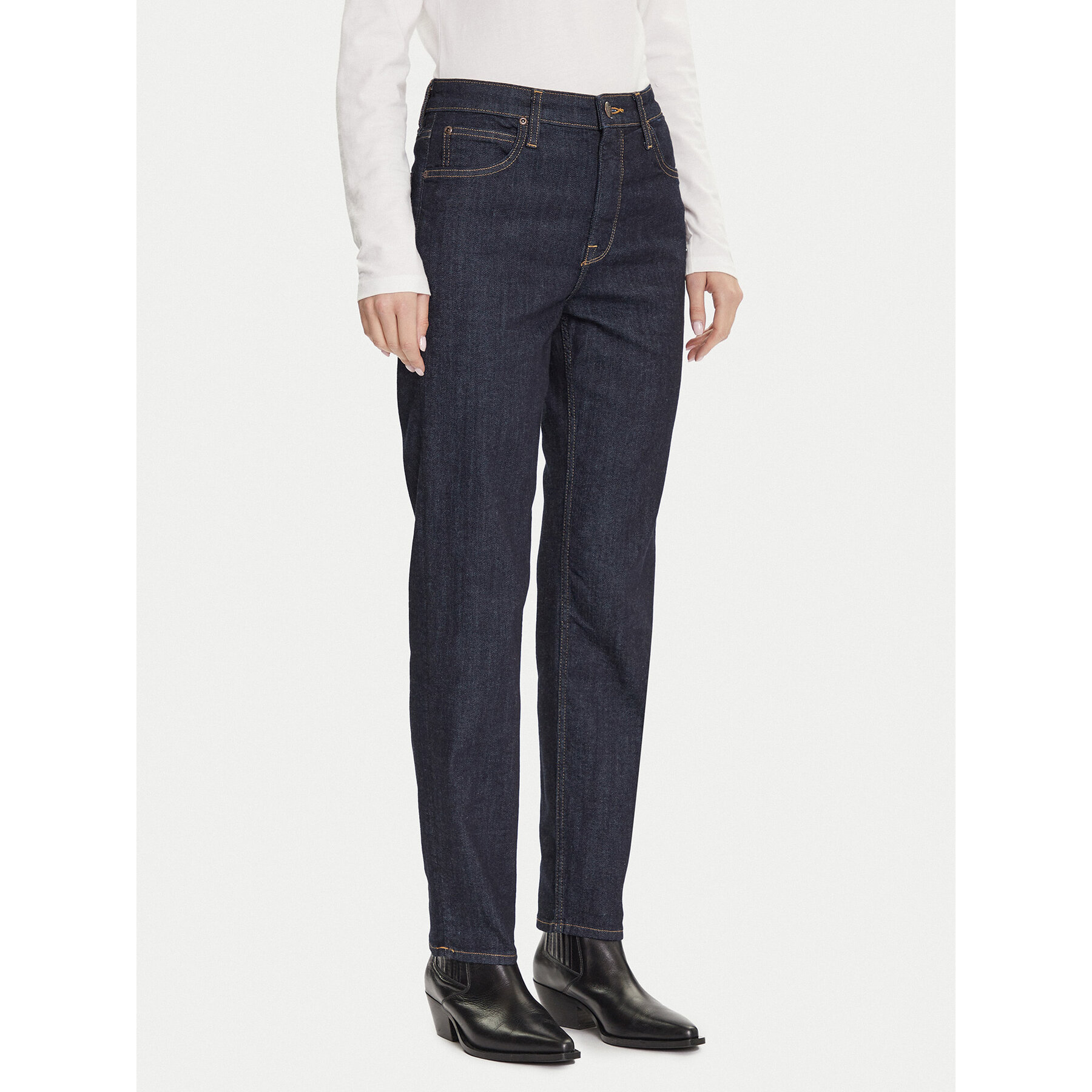Lee Jeansy Carol 112372650 Granatowy Straight Fit