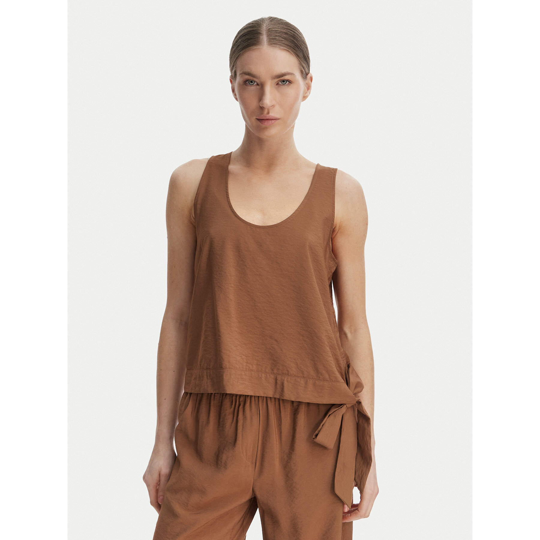 Marella Top Umico 2613161024 Brązowy Regular Fit