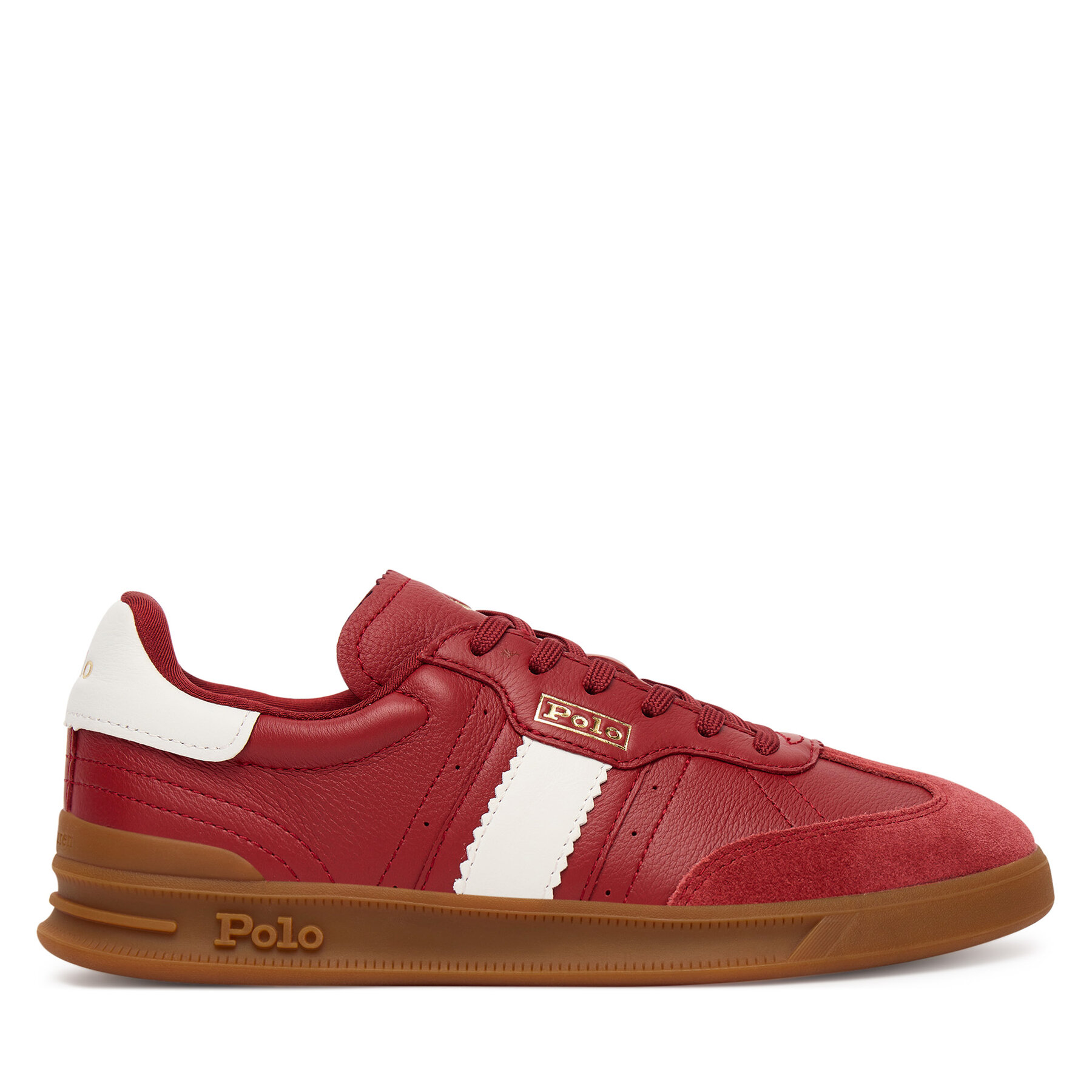 Polo Ralph Lauren Sneakersy Aera 804956688005 Czerwony