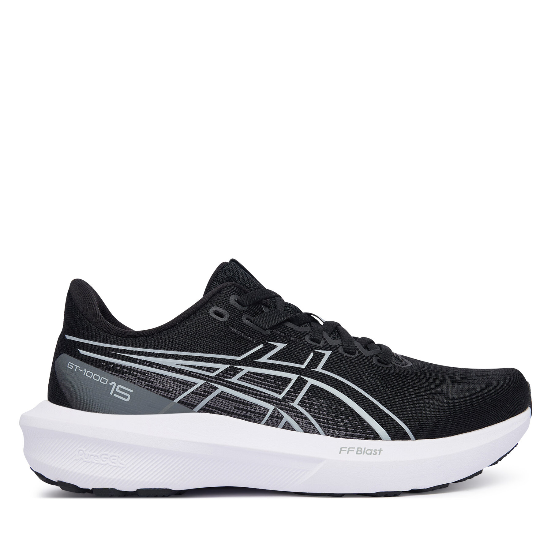 Asics Buty do biegania Gt-1000 15 1012B994 Czarny