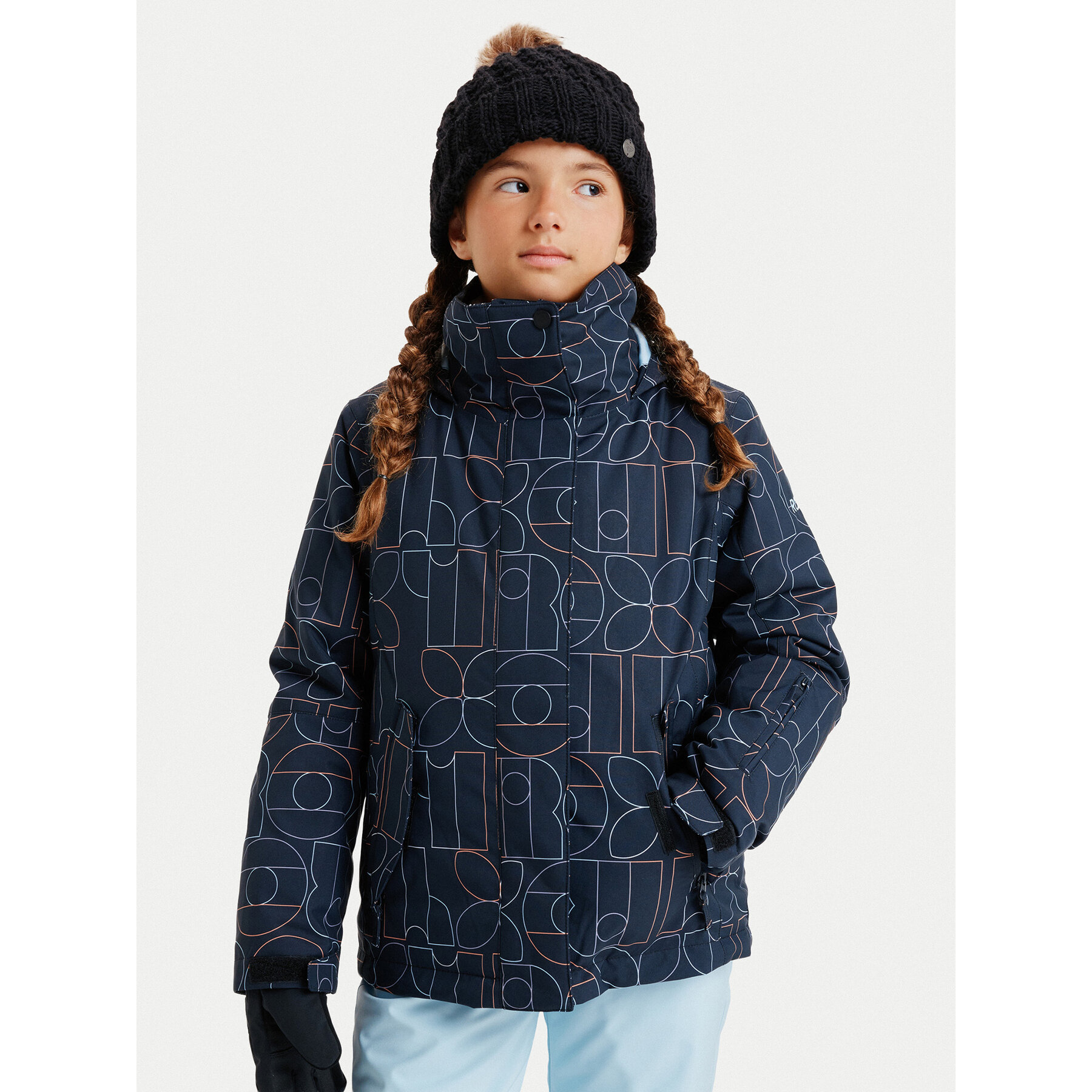 Roxy Kurtka narciarska Roxy Jetty ERGTJ03199 Granatowy Regular Fit