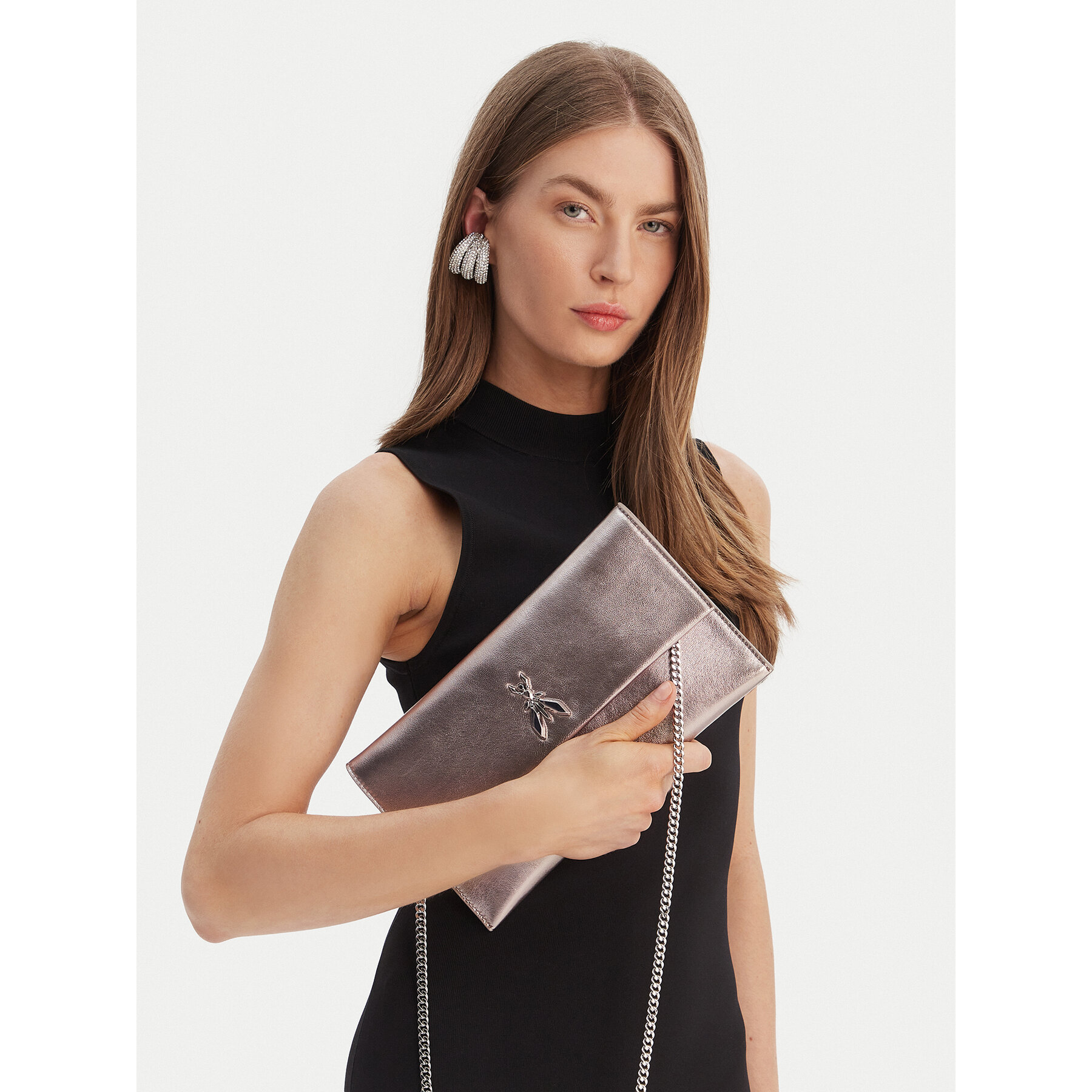 Patrizia Pepe Torebka CB5460/L041-S765 Srebrny