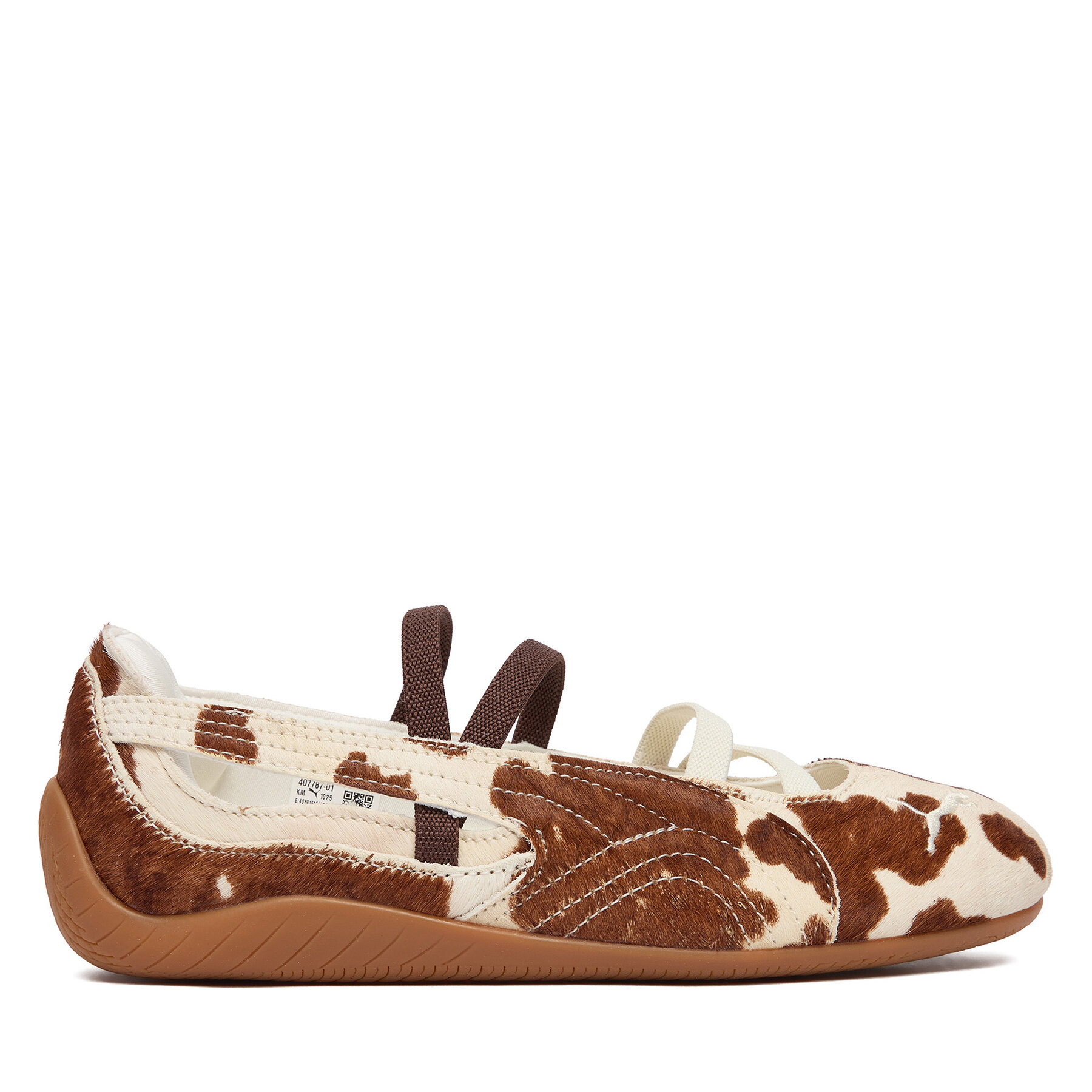 Puma Baleriny Speedcat Ballet Cow Wns 407787 01 Brązowy