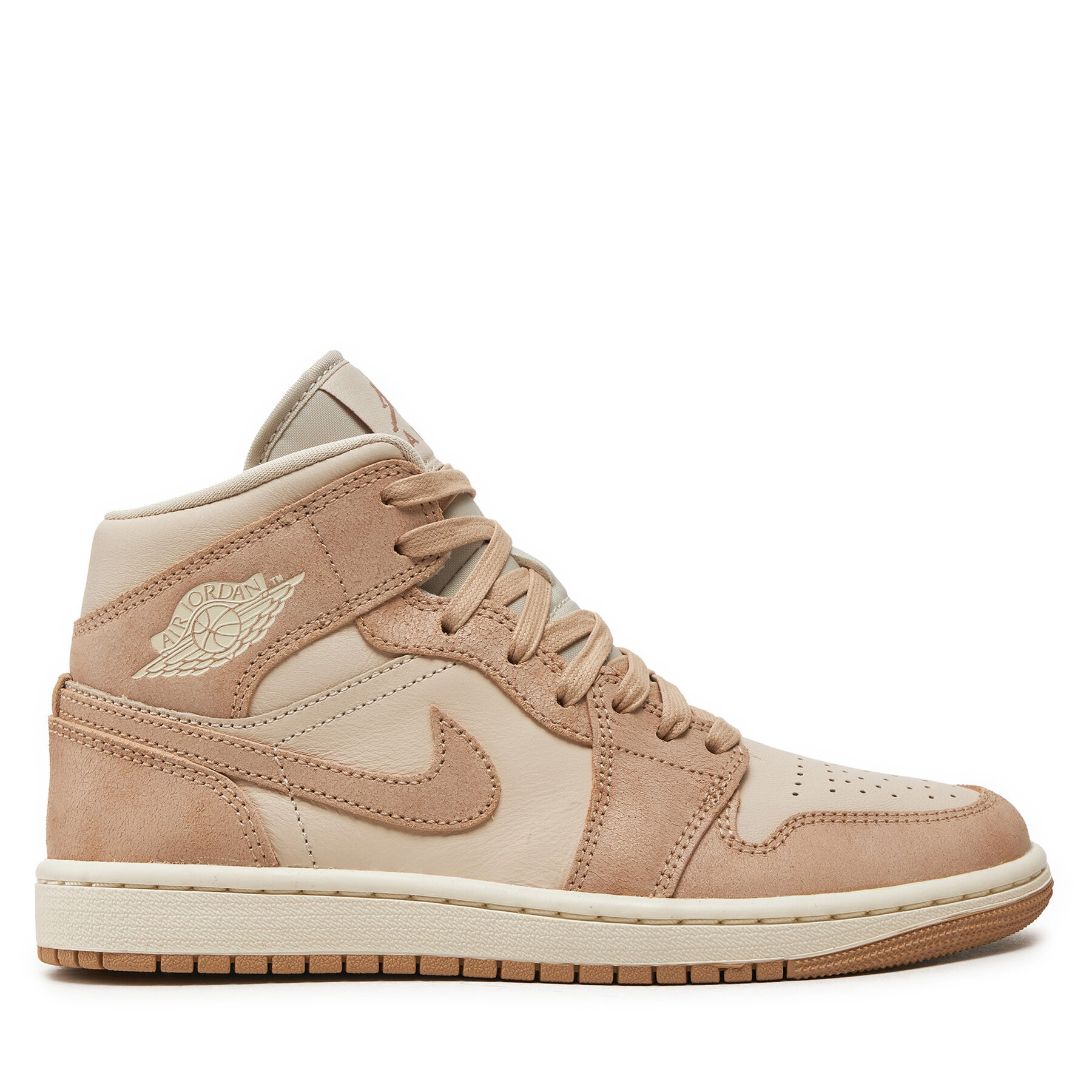 Nike Sneakersy Air Jordan 1 Mid Se FJ3448 200 Écru
