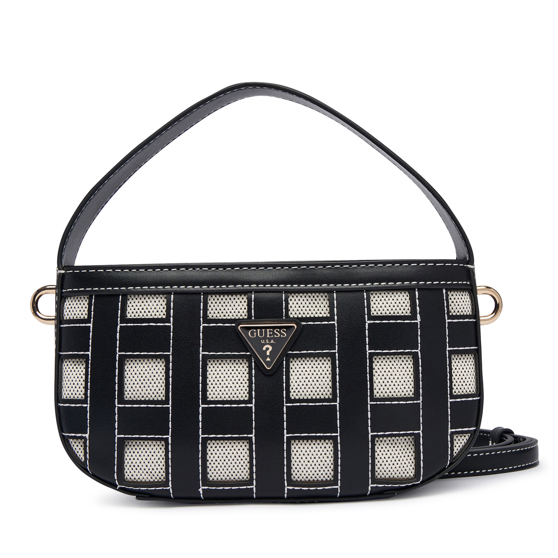 Guess Torebka Frankie Mini HWWG97 36770 Czarny