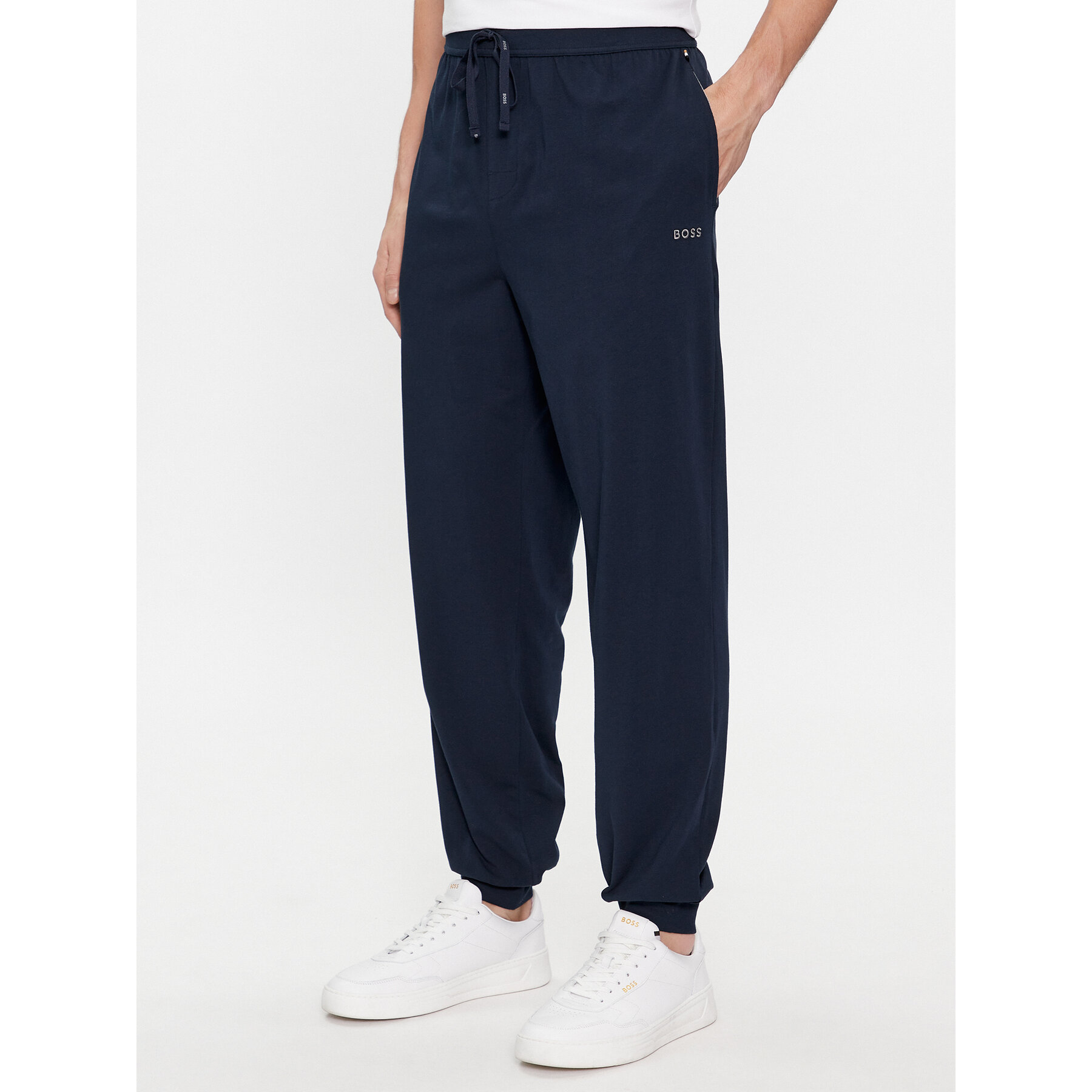 Boss Spodnie dresowe Mix&Match 50515365 Granatowy Regular Fit