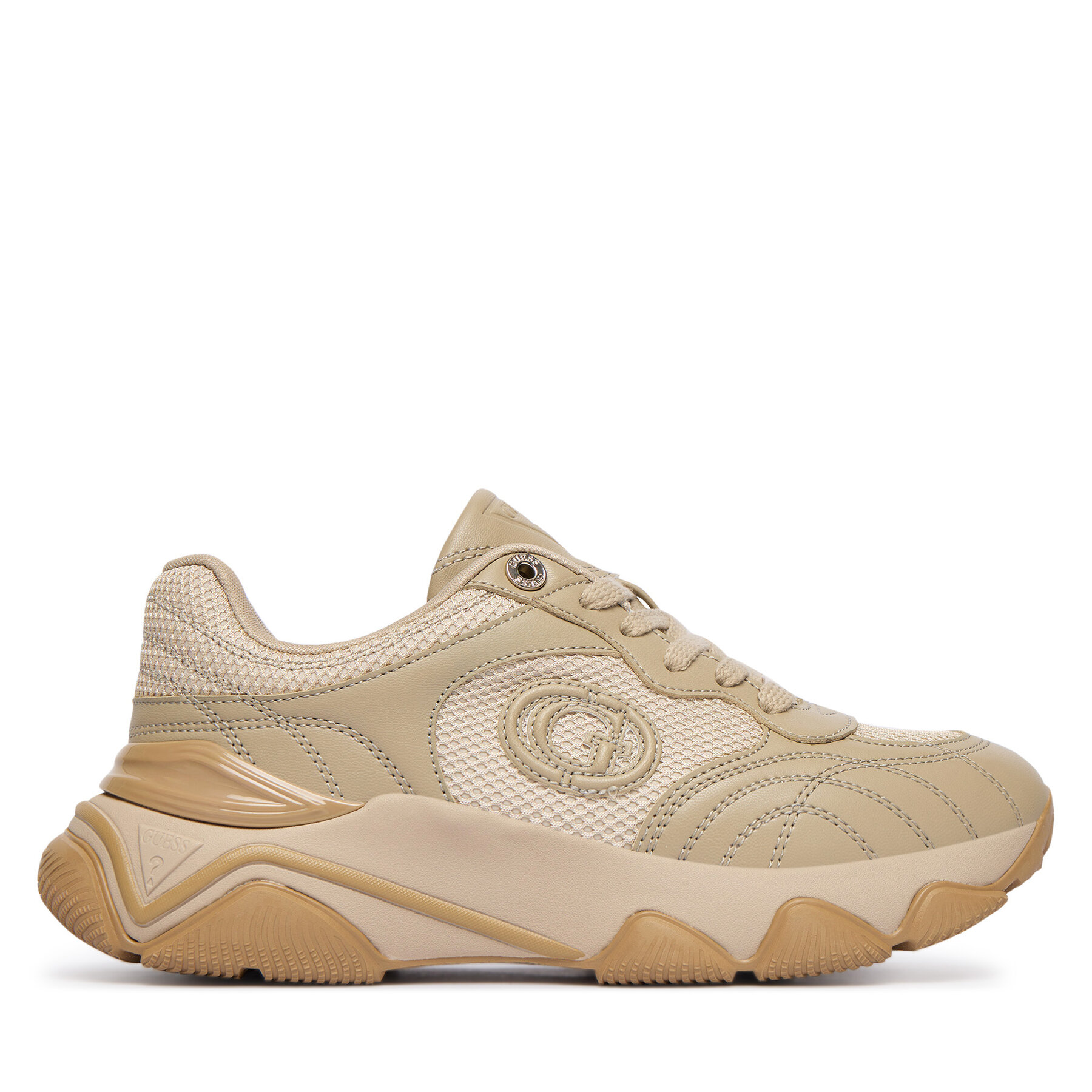 Guess Sneakersy FLFMRZ ELE12 Brązowy