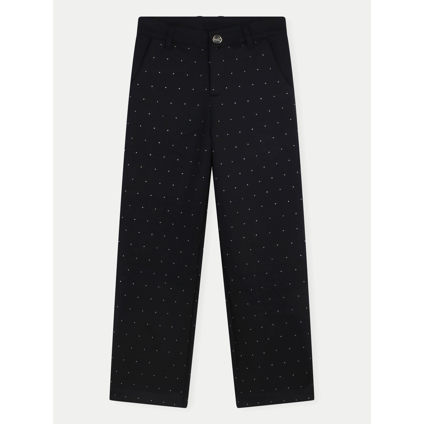 MICHAEL KORS KIDS Spodnie materiałowe R30179 D Czarny Wide Leg