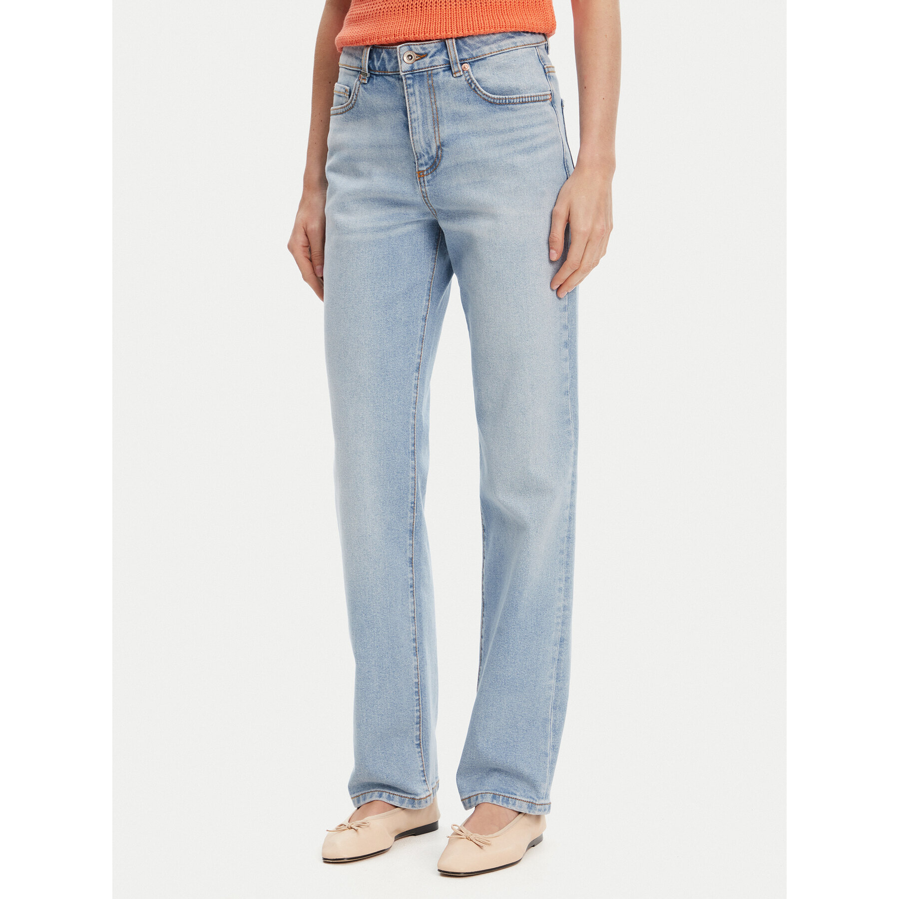 United Colors Of Benetton Jeansy 41TBDE00J Niebieski Straight Leg