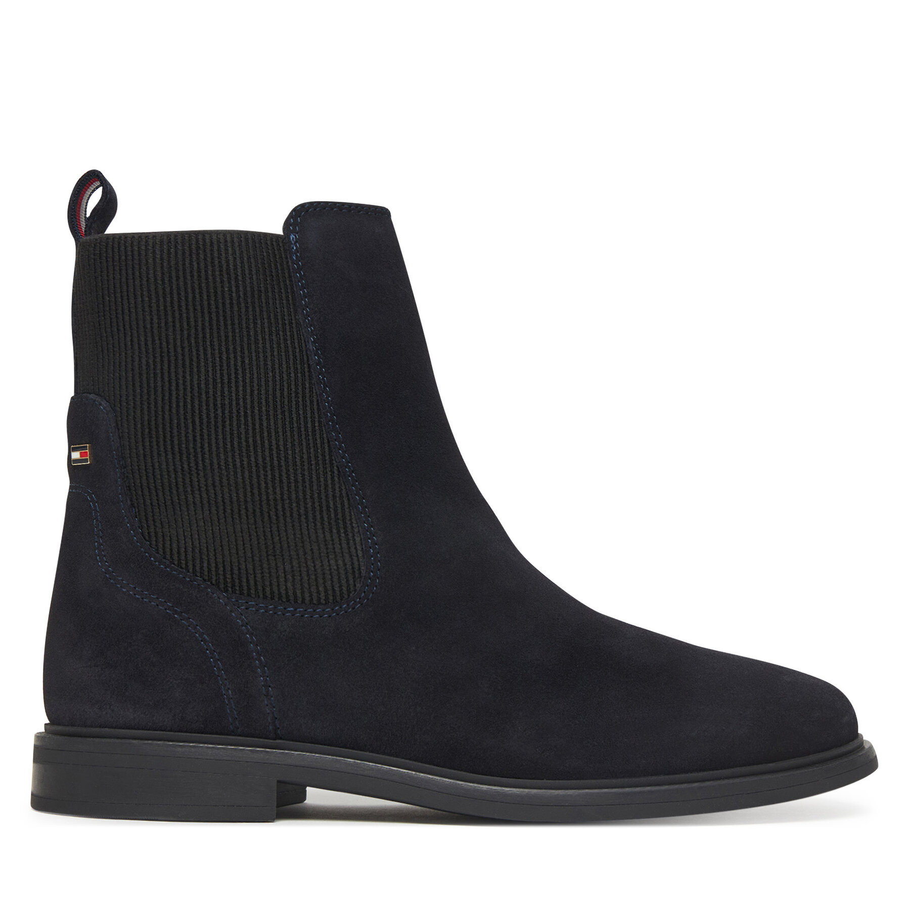 Tommy Hilfiger Sztyblety Flag Boot FW0FW08780 Granatowy