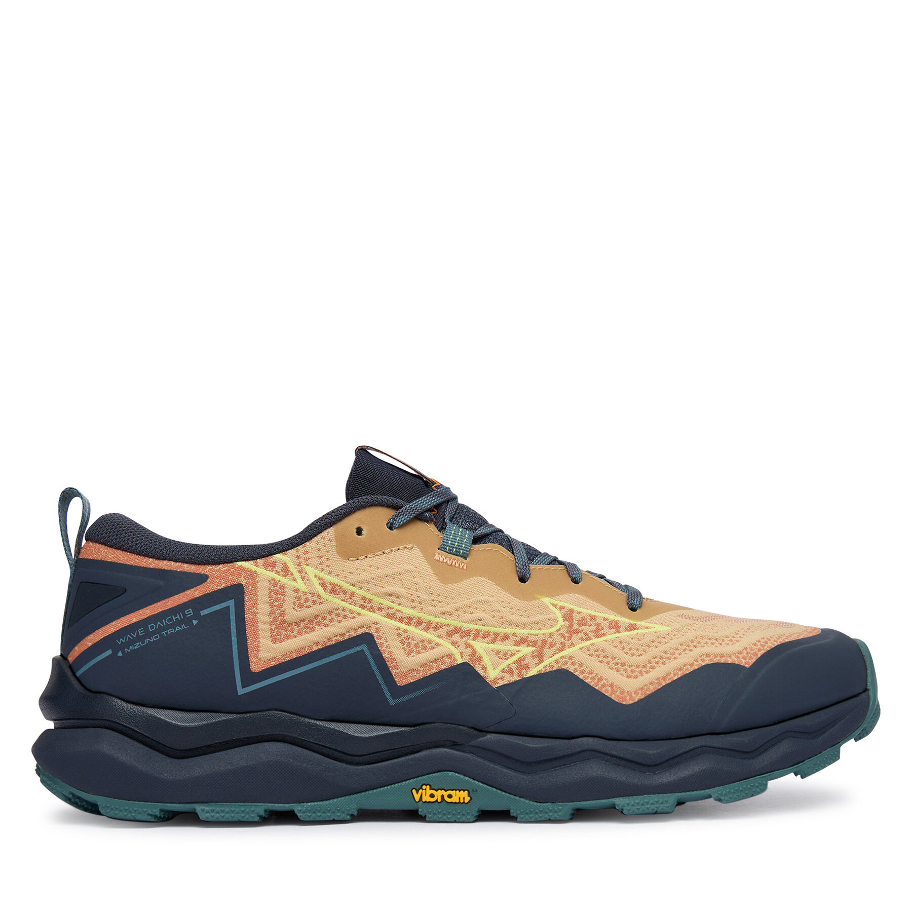 Mizuno Buty do biegania Wave Daichi 9 J1GJ2571 Brązowy