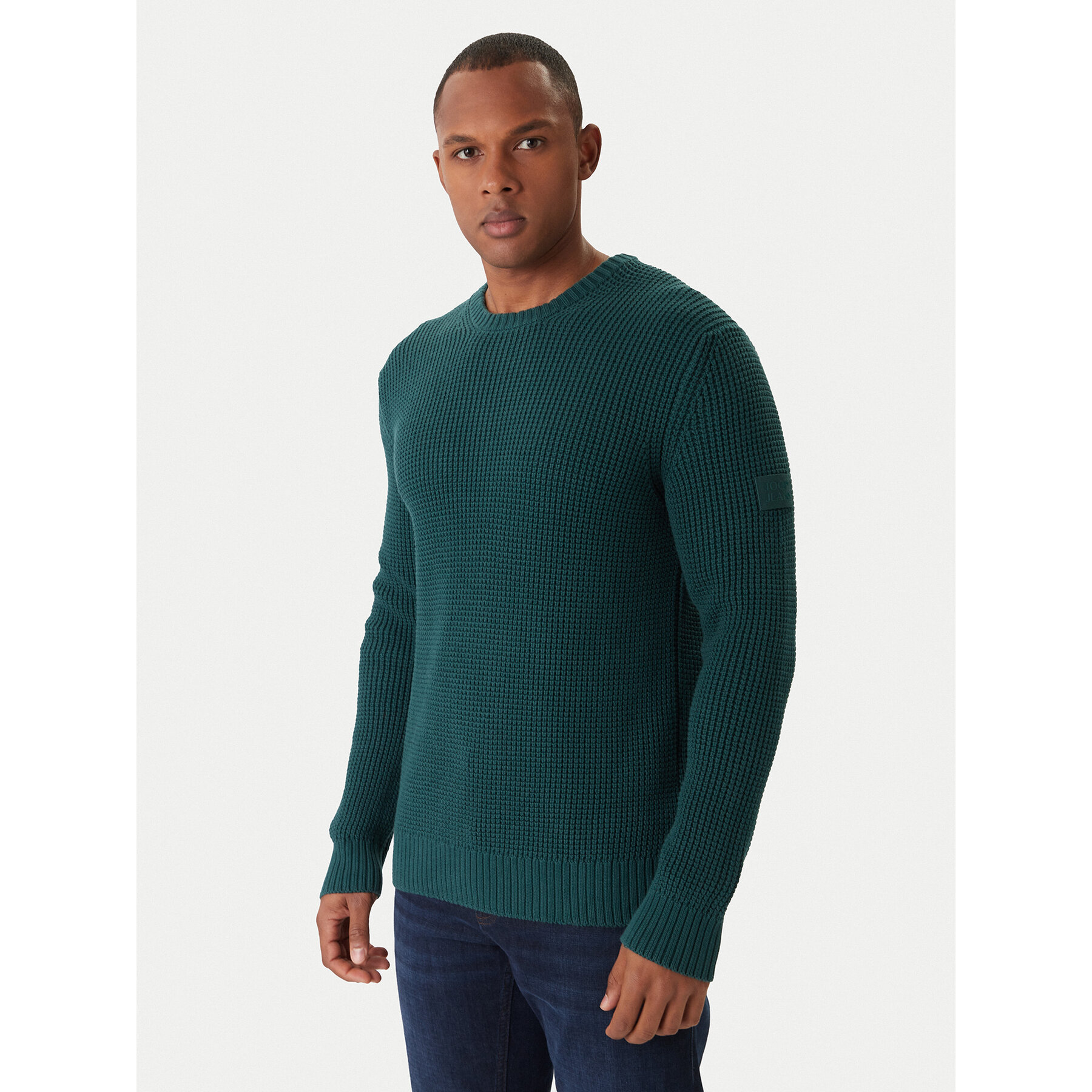 JOOP! Jeans Sweter Harono 30047662 Zielony Modern Fit