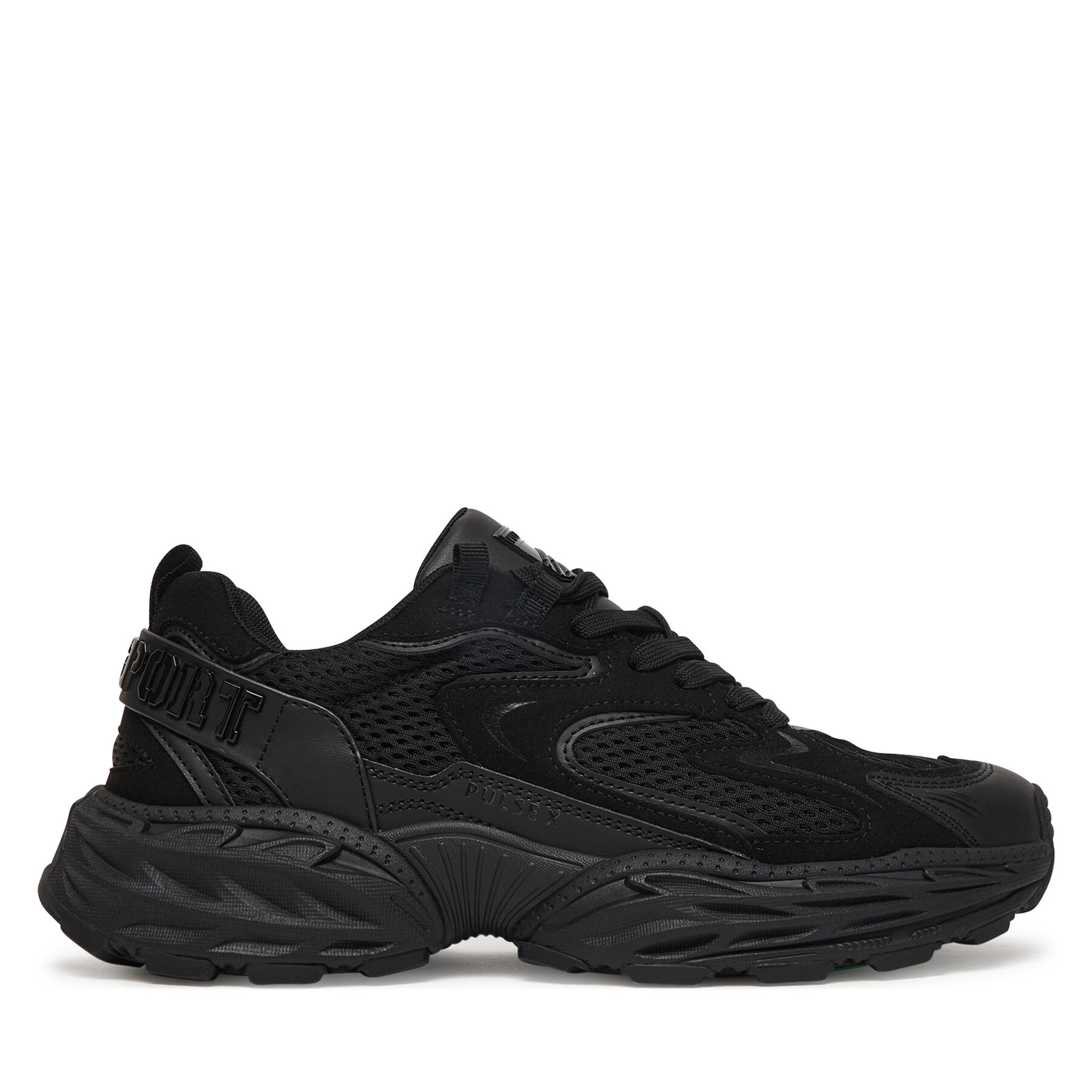 Plein Sport Sneakersy SAFS USC0931 STE003N Czarny