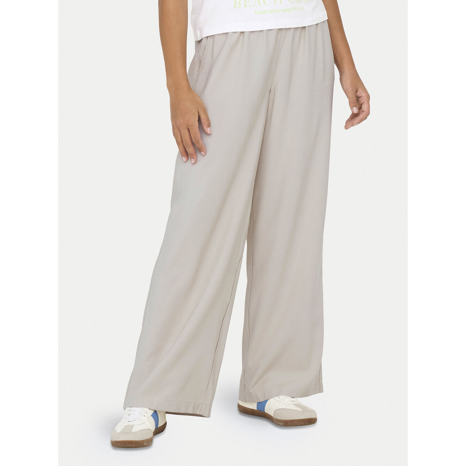 ONLY Spodnie materiałowe Aris 15337956 Beżowy Straight Fit