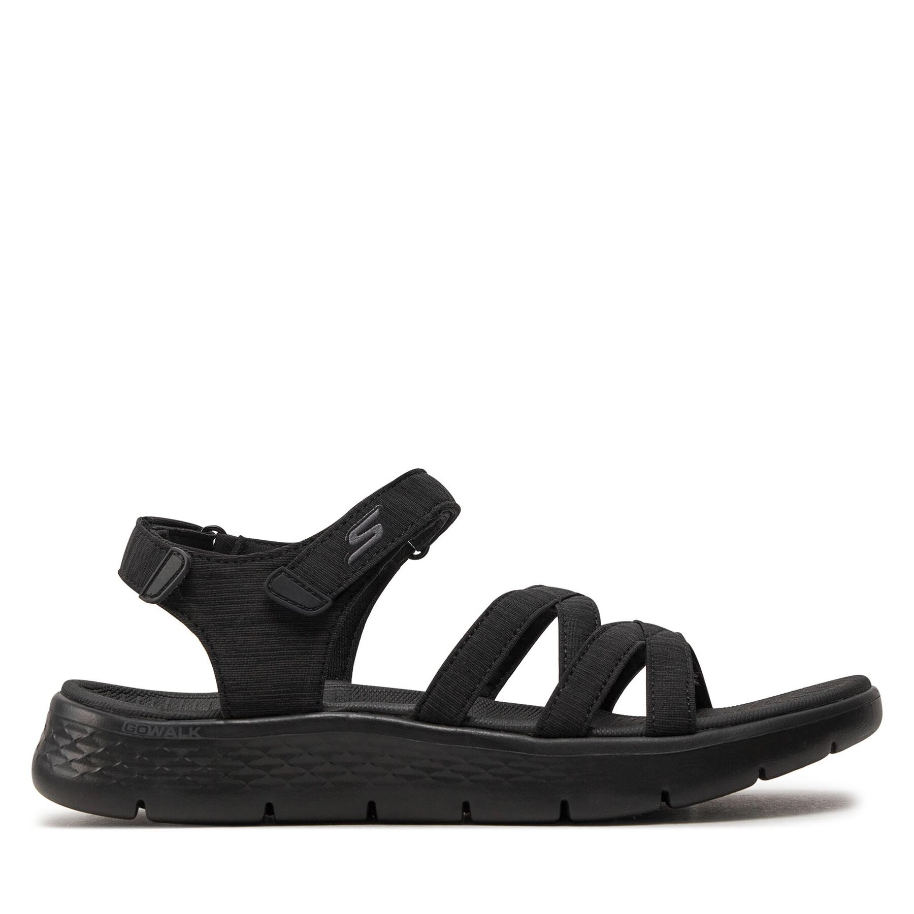 Skechers Sandały Go Walk Flex Sandal-Sunshine 141450/BBK Czarny