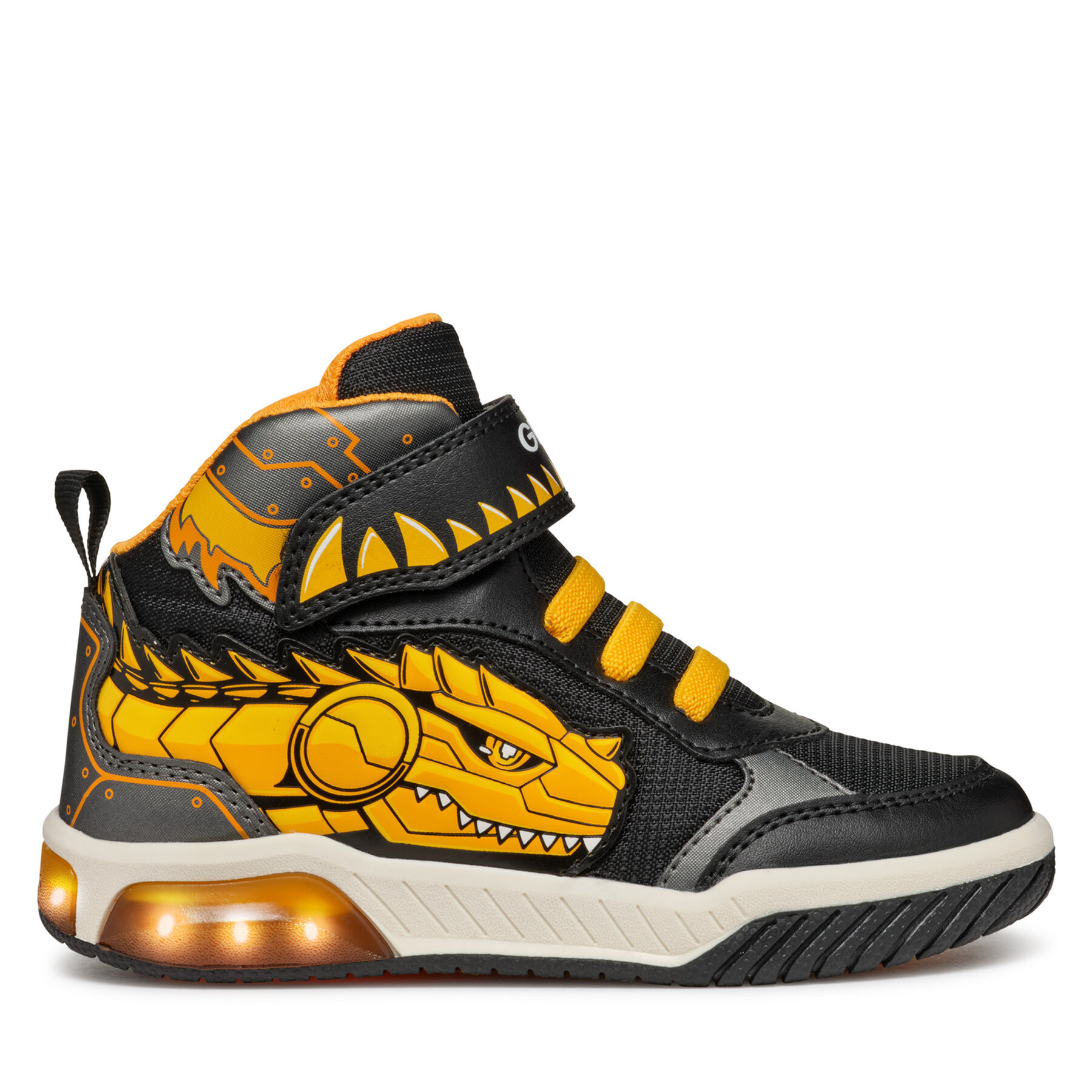 Geox Sneakersy J Inek Boy J469CA 011BC C0054 DD Czarny